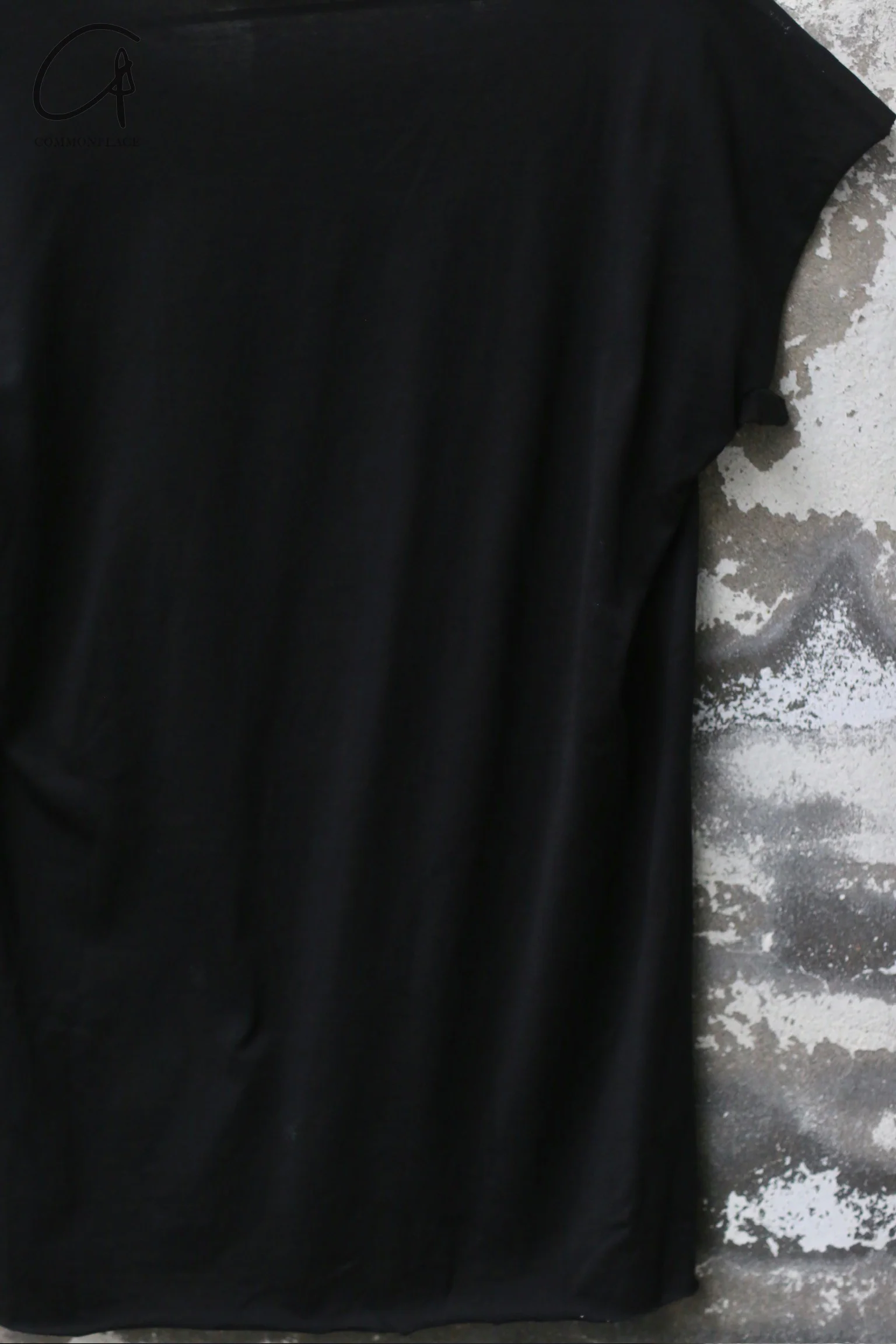 m.a+ Maurizio Amadei Hand-sewn one-piece ultra-short sleeve T-shirt Italy MA-T211B/CM JCL10-HEI Black T211B - Image 3