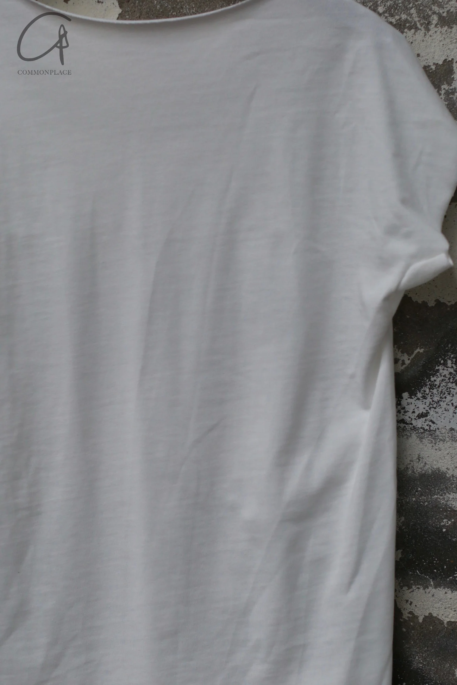 m.a+ Maurizio Amadei Hand-sewn one-piece ultra-short sleeve T-shirt Italy MA-T211B JM11-BAI White T211B - Image 3