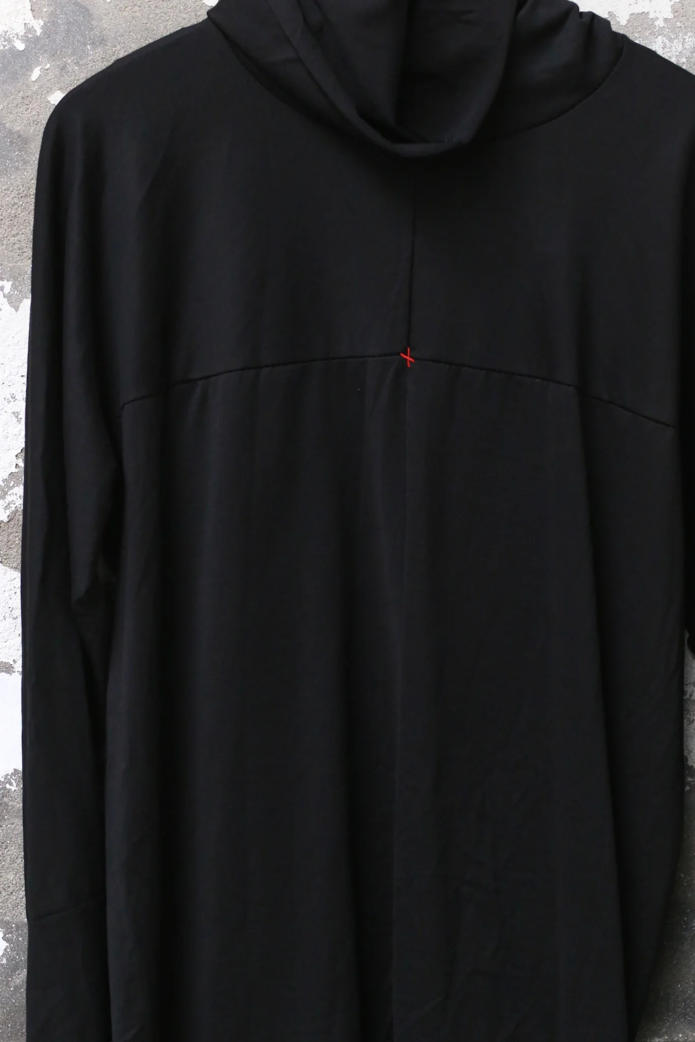 m.a+ Maurizio Amadei long-sleeved T-shirt with pile collar MA-T211DN-JCL10-BLACK - Image 2