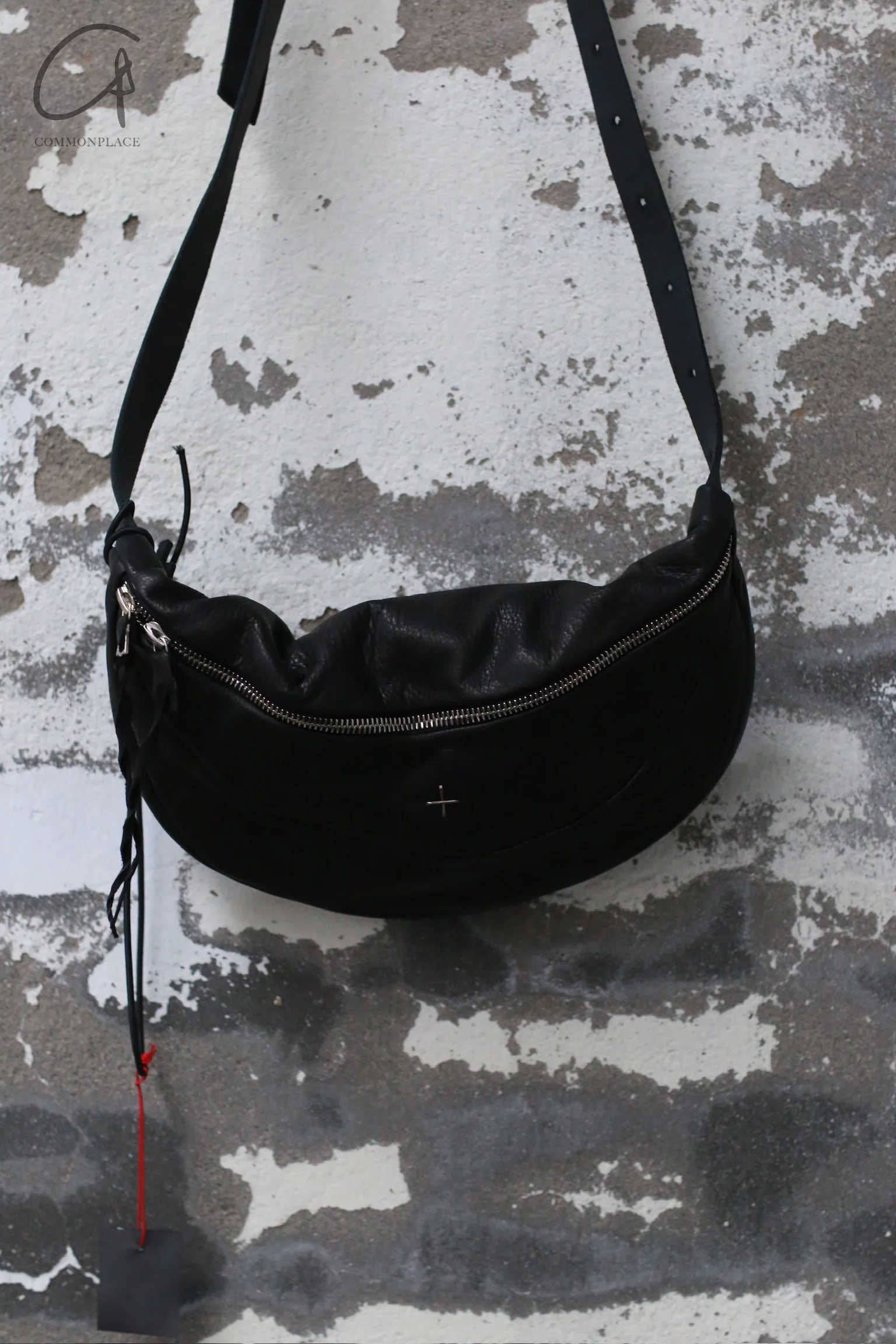 m.a+ Maurizio Amadei Waist Bag/Belt Crossbody Bag Series Artisan Italy MA-BY202 SY1,0-HEI-F Medium BY202 SY1.0 Black PM204 - Image 2