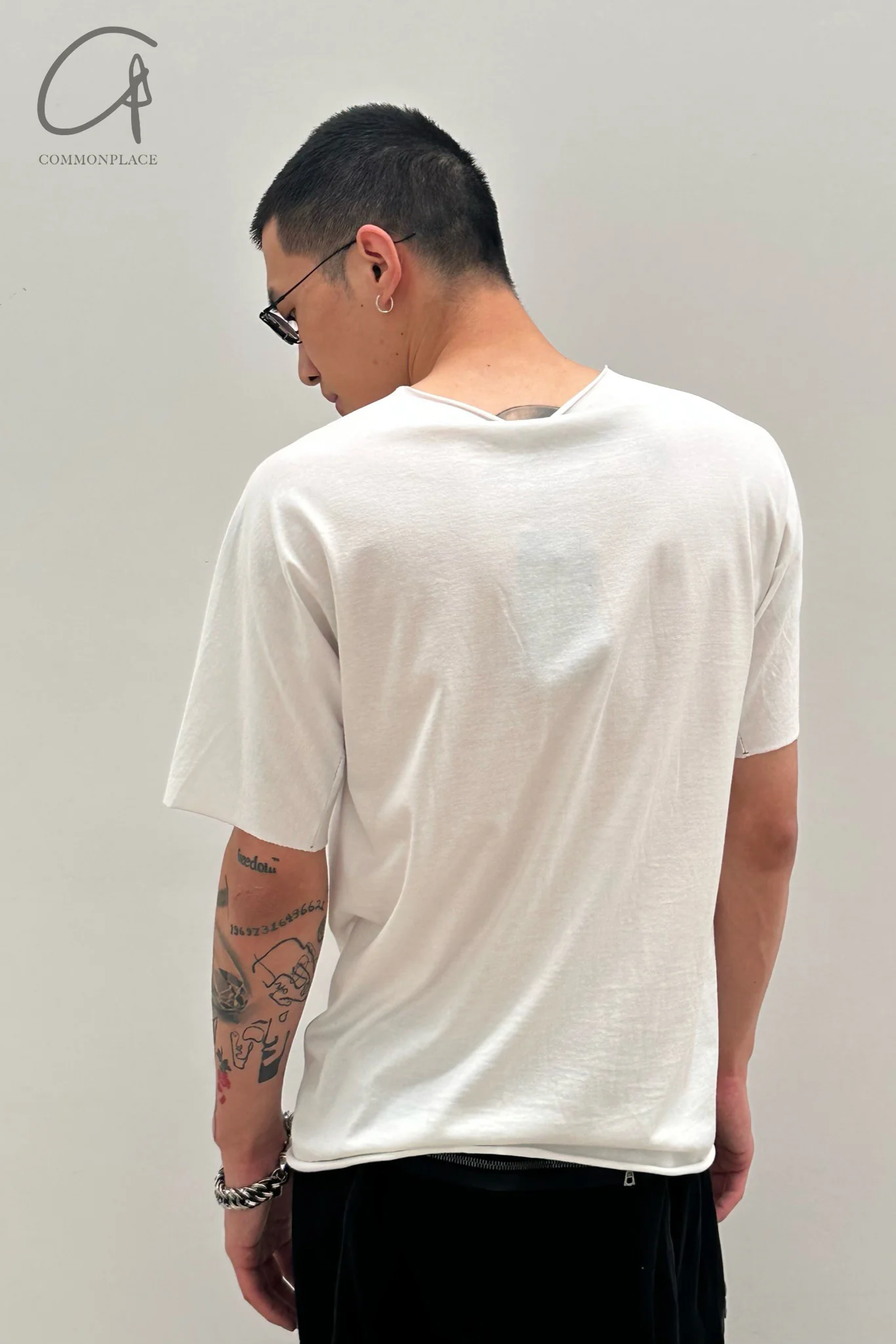 m.a+ One Piece Short Sleeve T-Shirt T211C-JCL10 White PM200 - Image 11