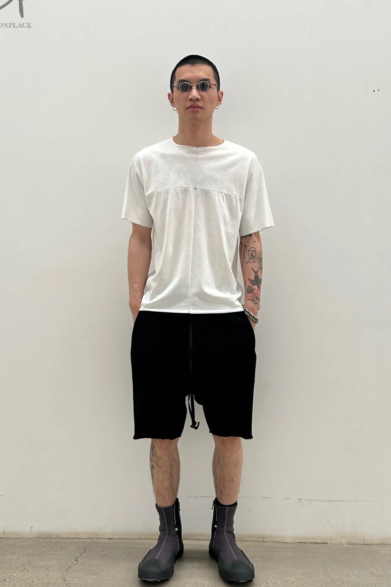 m.a+ One Piece Short Sleeve T-Shirt T211C-JCL10 White PM200 - Image 6