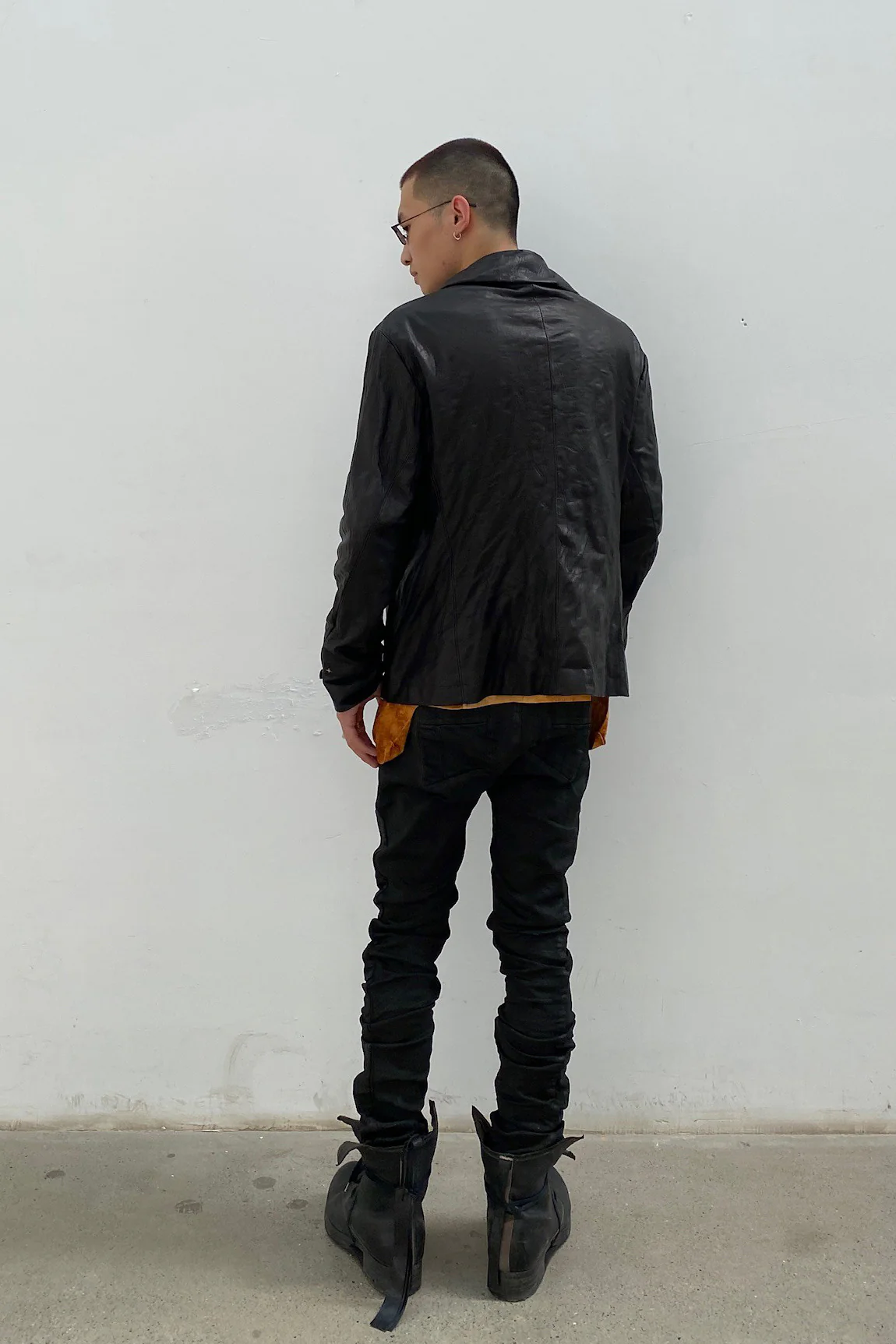 m.a+ Oversized Straight Jacket J220/P-SY0.5 Black/Rust - Image 7