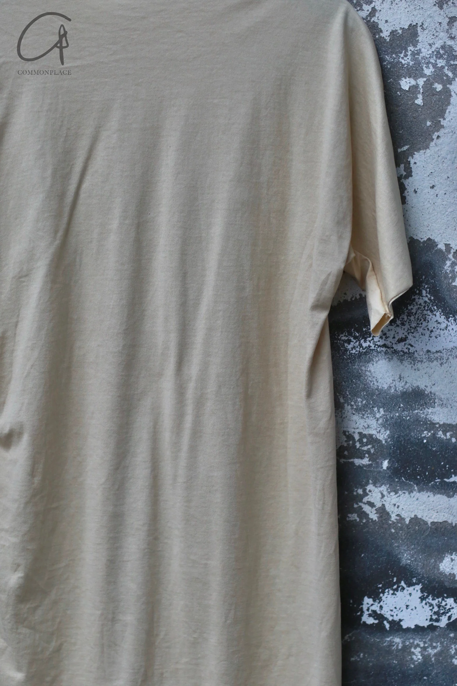 m.a+ single short-sleeved T-shirt series linen cotton Italian craftsman handmade MA-T211C/CM JCL10-CREAM T211C/CM JCL10 CREAM - Image 3
