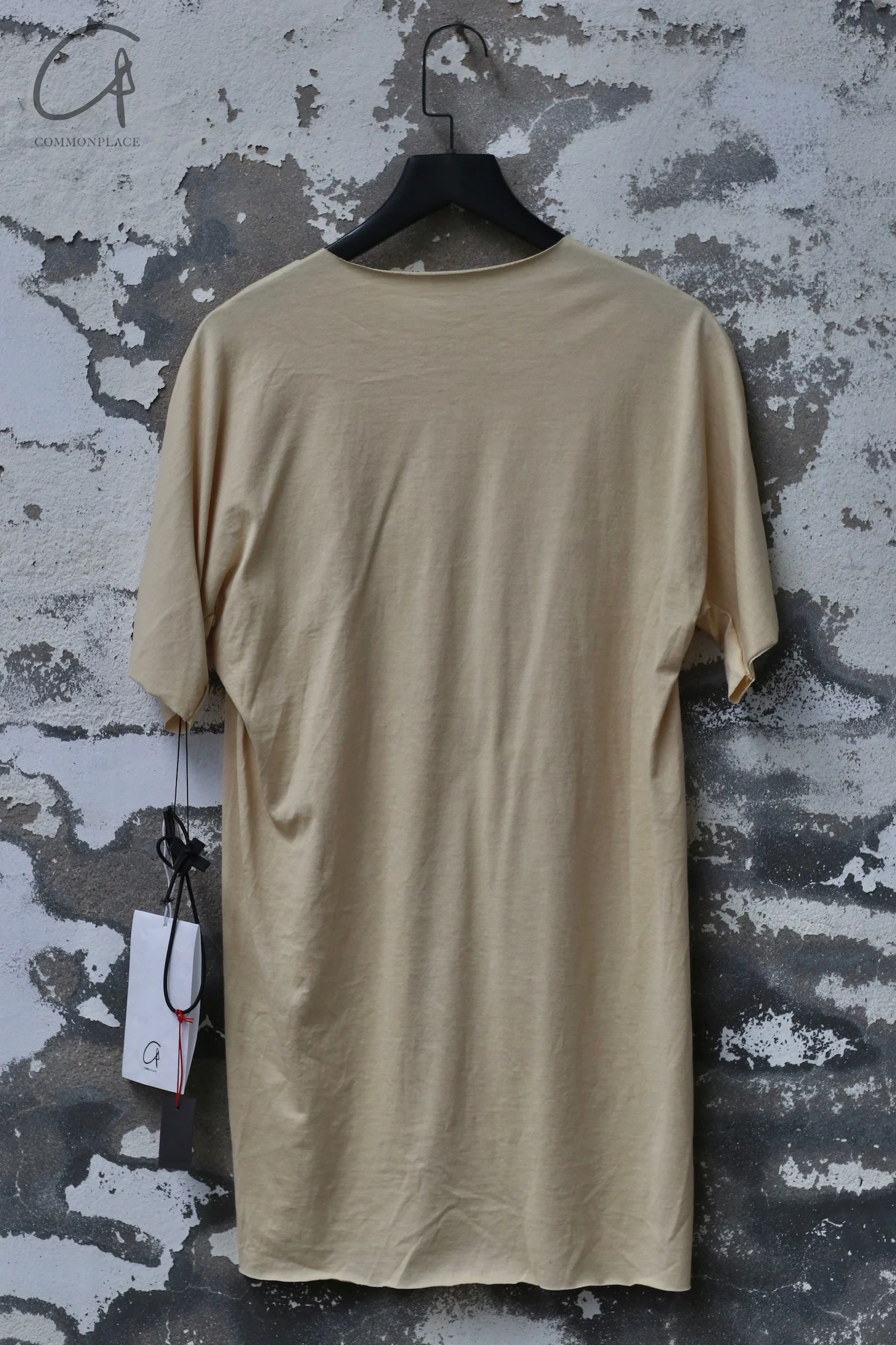 m.a+ single short-sleeved T-shirt series linen cotton Italian craftsman handmade MA-T211C/CM JCL10-CREAM T211C/CM JCL10 CREAM - Image 4
