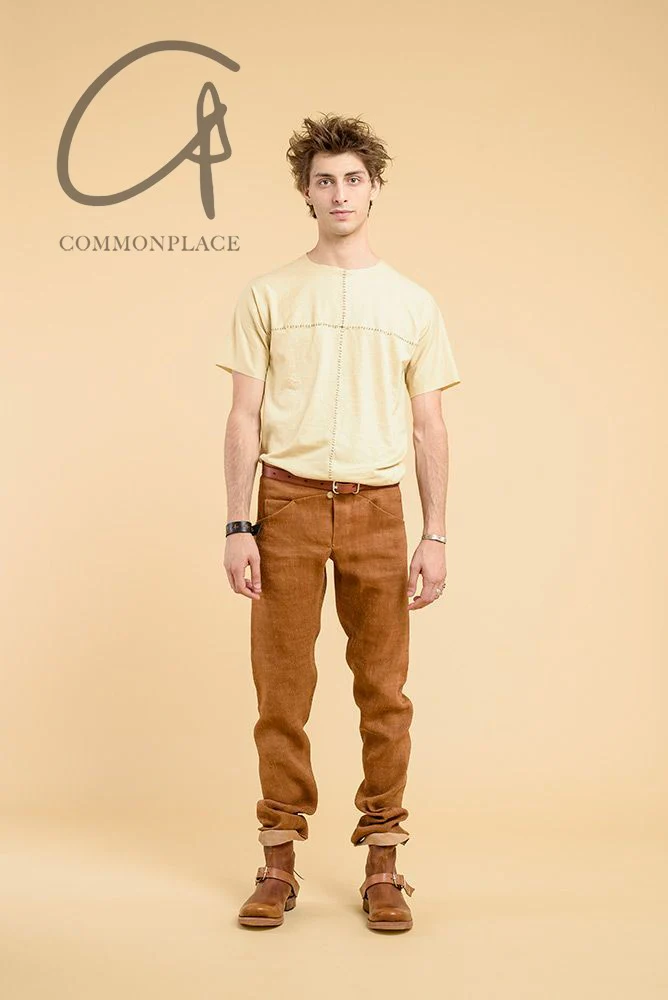m.a+ single short-sleeved T-shirt series linen cotton Italian craftsman handmade MA-T211C/CM JCL10-CREAM T211C/CM JCL10 CREAM - Image 7