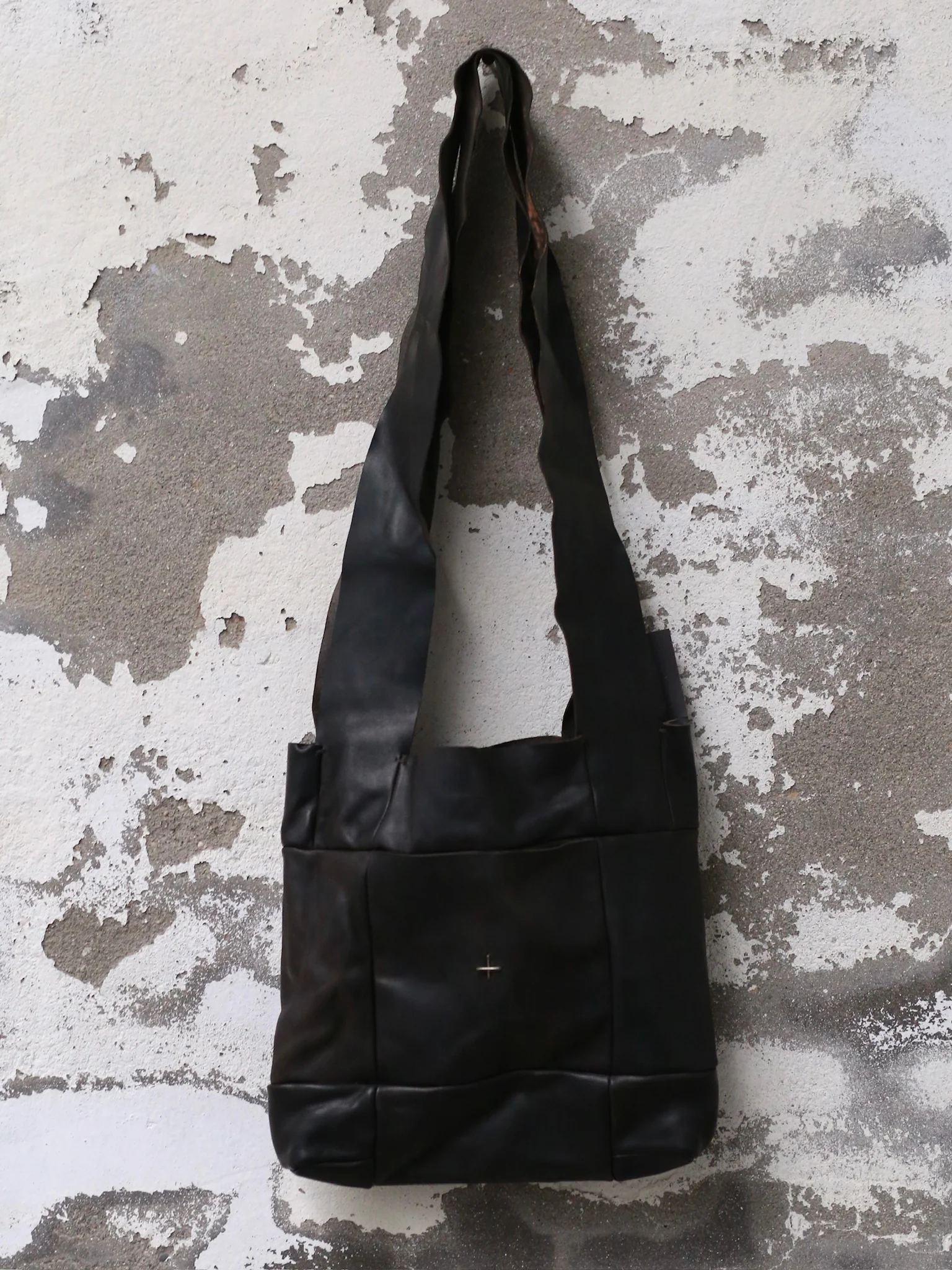 M.A+ Tote Bag Italy MA-BT221 CUF1,0-DARK BROWN - Image 4