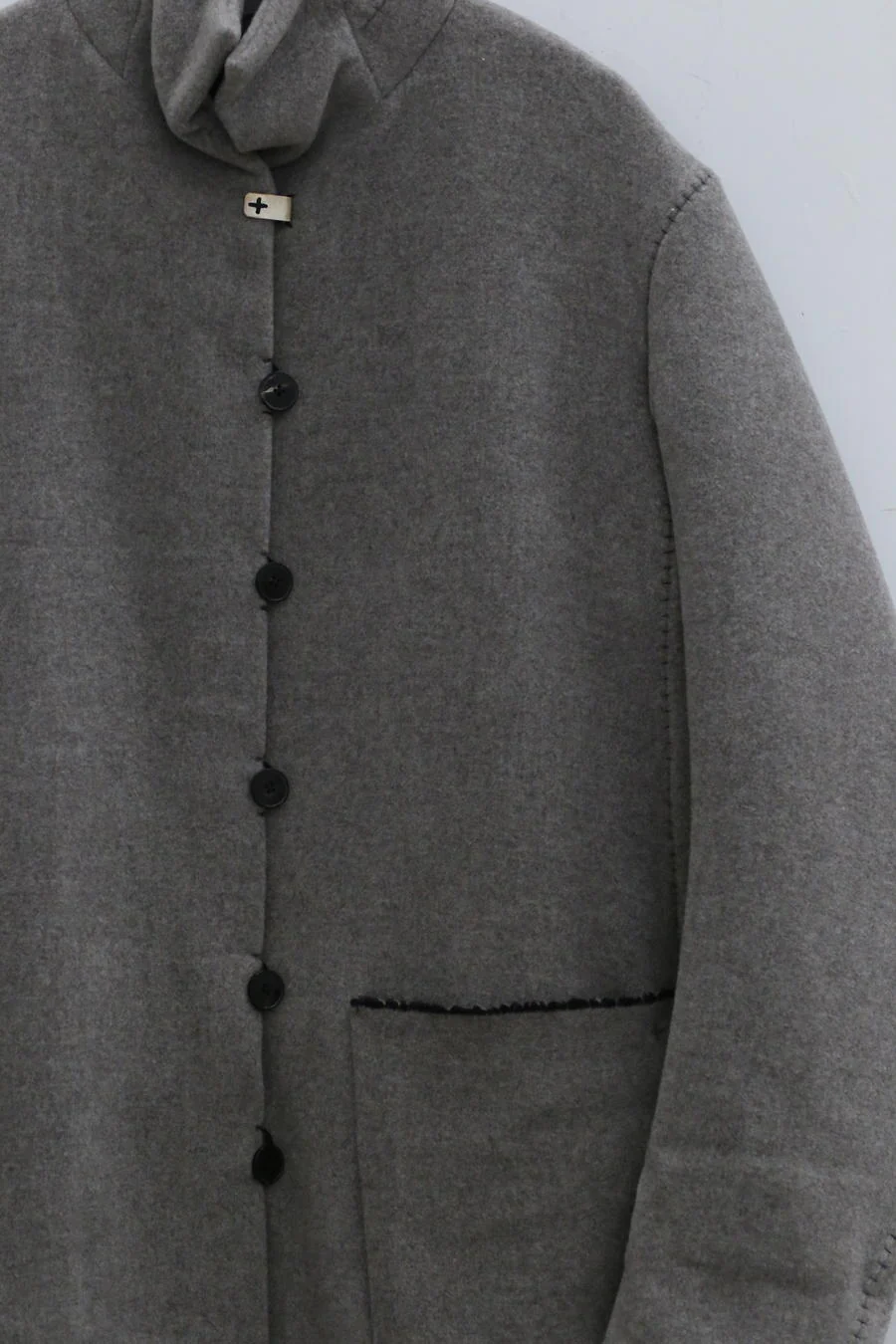 M.A+ two -piece double -pocket two pocket loose jackets CW364 WVKD.R gray/black - Image 11
