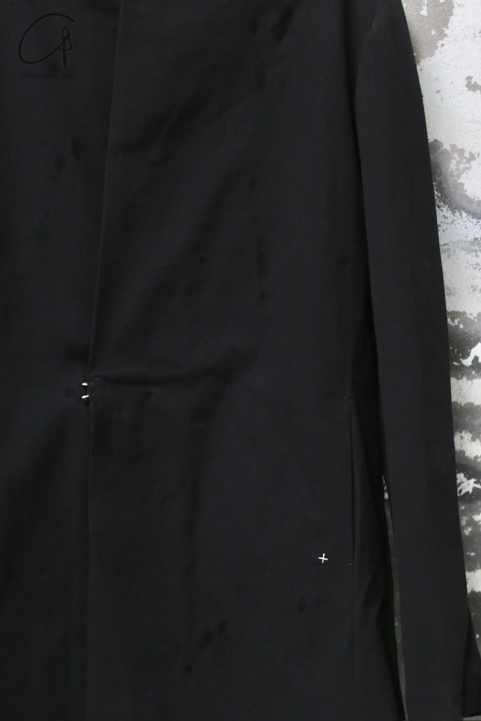 M.A+ Vertical Pocket Slim Fit Long Jacket MA-J124L CCE-HEI Black CCE J124L CMB - Image 2