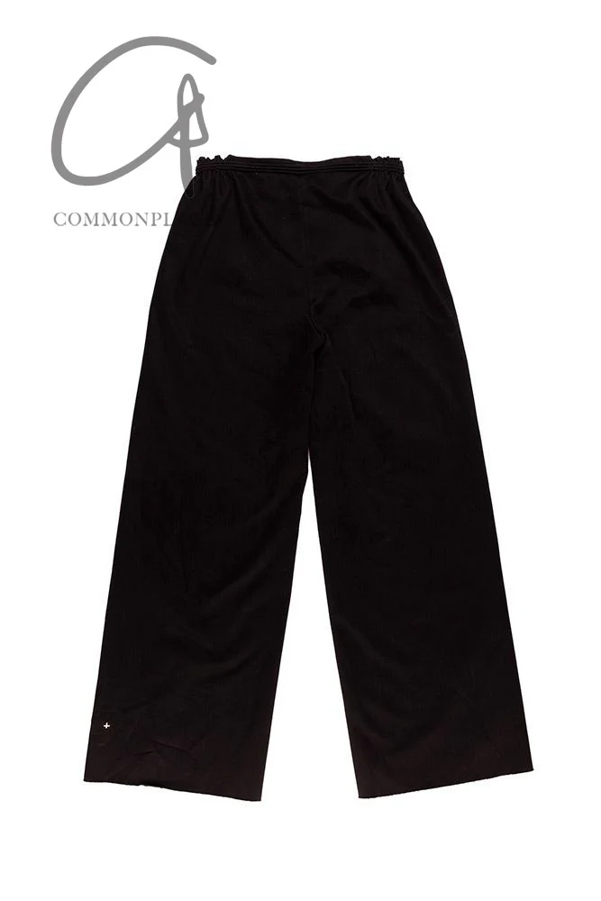 m.a+ waist stretch wide leg pants PW447-CM5 black - Image 5