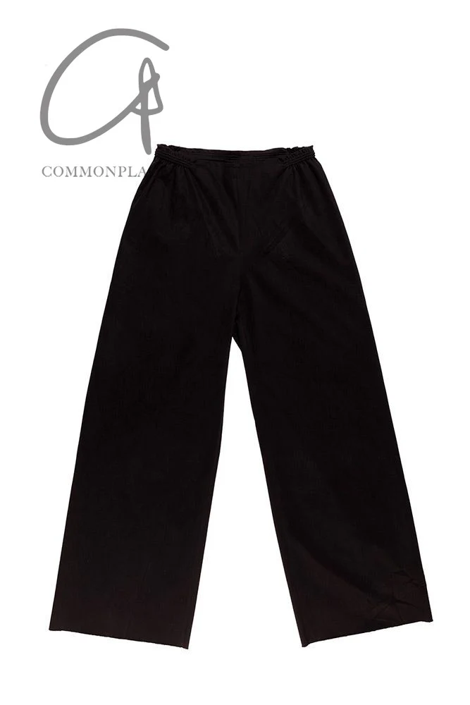 m.a+ waist stretch wide leg pants PW447-CM5 black - Image 6