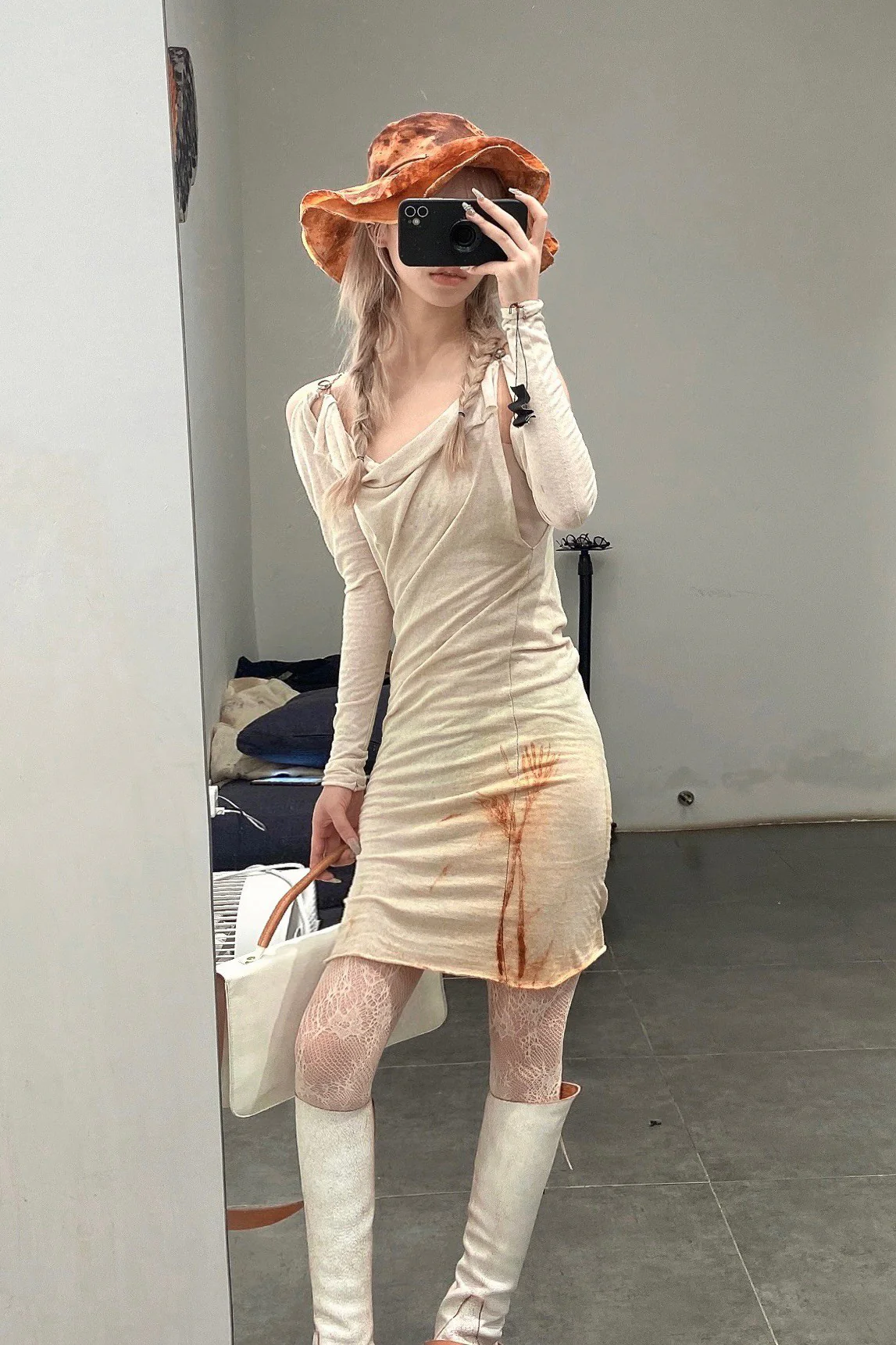 m.a+ Handmade Hat Collection Italy Deconstruction MA-AW310-XIU Rust AW310/E-LRI PM1000 - Image 8