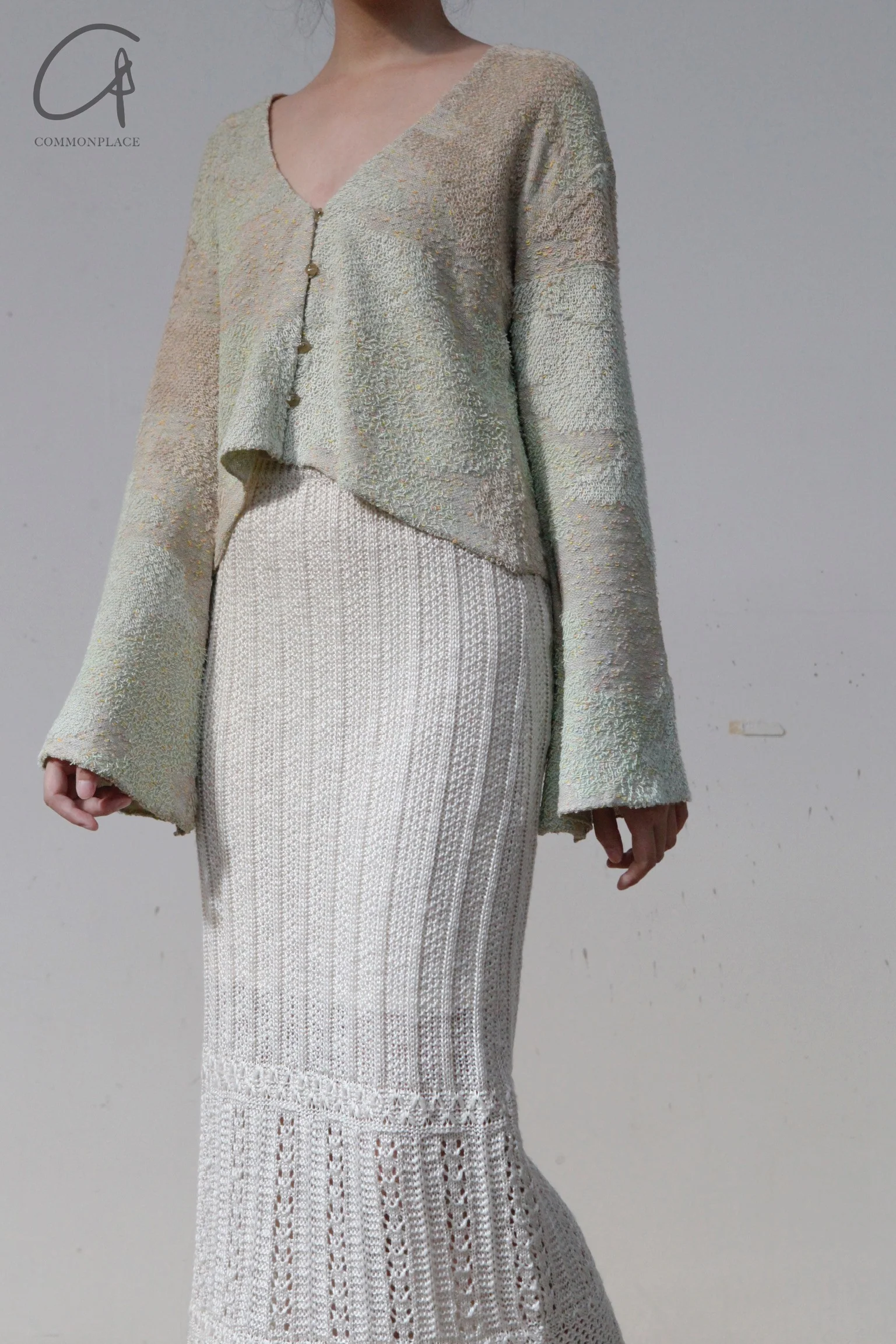 mame kurogouchi colorful fog knit cardigan MM22SS KN013 - Image 3