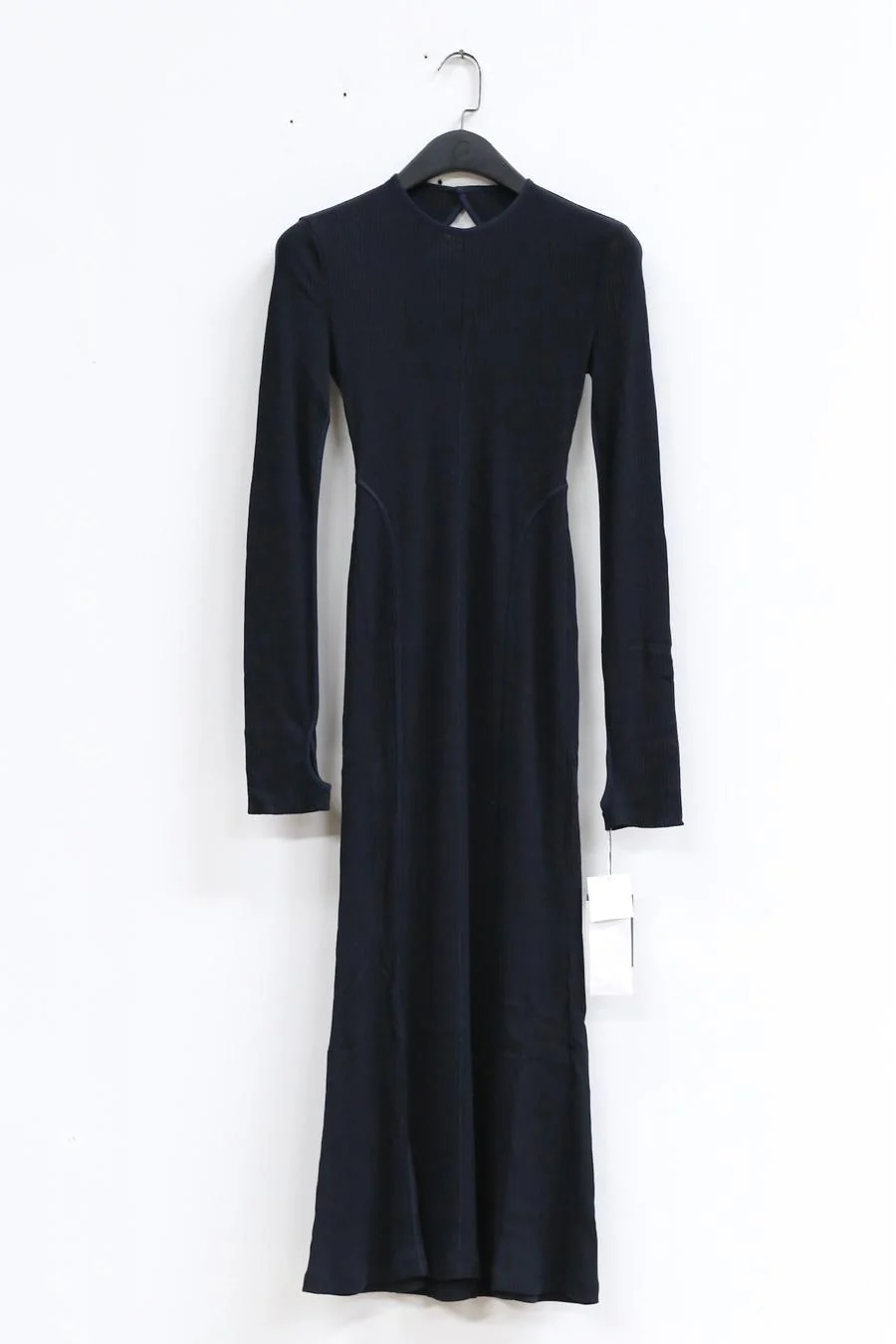 mame kurogouchi knitted backless dress MM22SS JS026 Navy