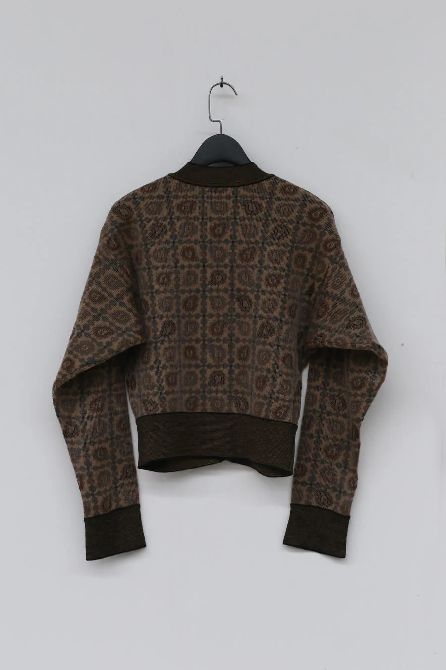 mame kurogouchi paisley jacquard knit cardigan MM21PF-KN723 - Image 9