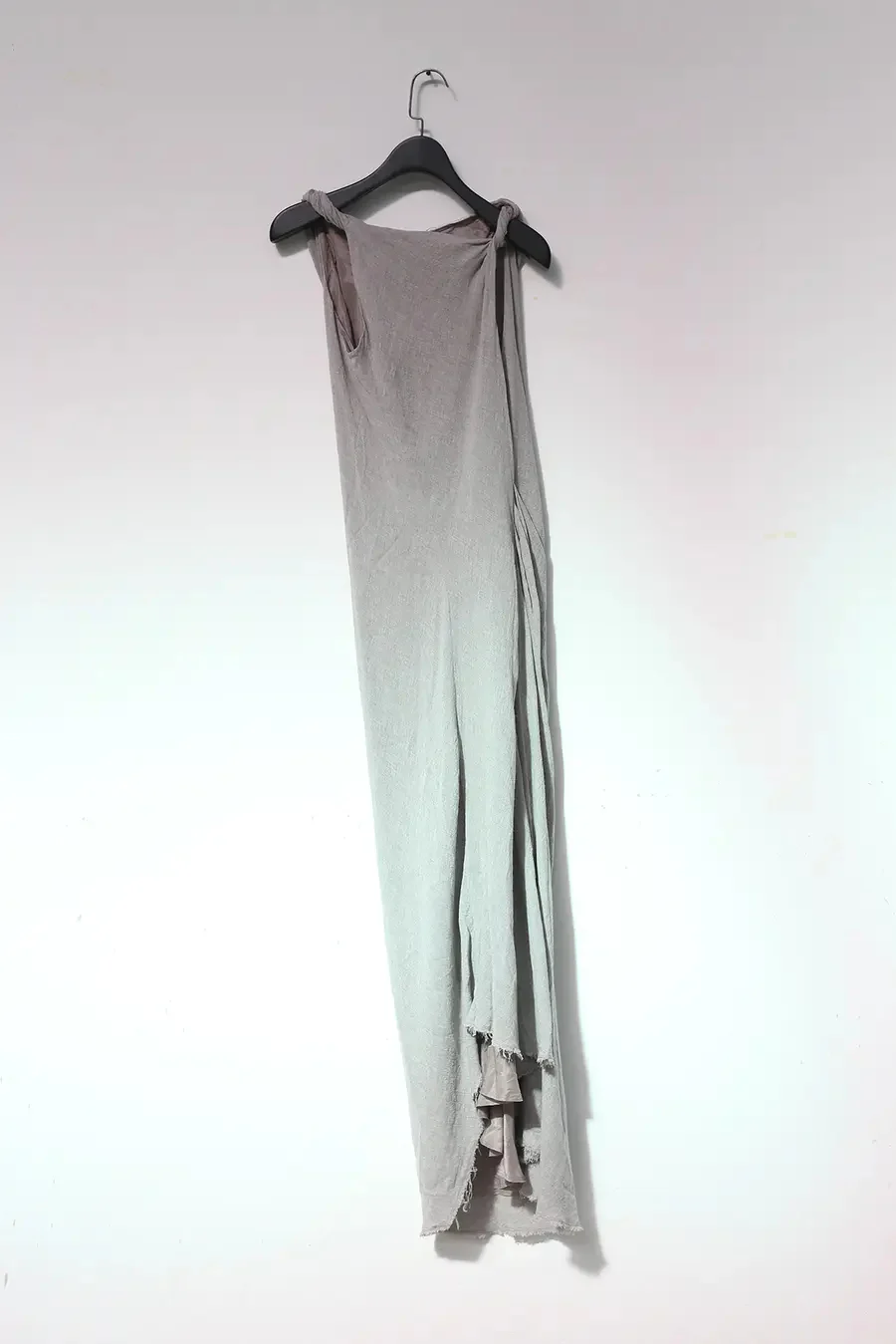 marc le bihan 2100 asymmetric back tie skirt Gris clair - Image 3