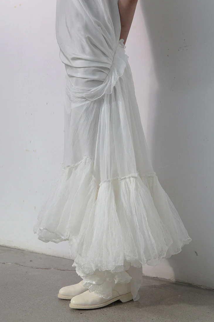marc le bihan 21002 vest gauze skirt - Image 4