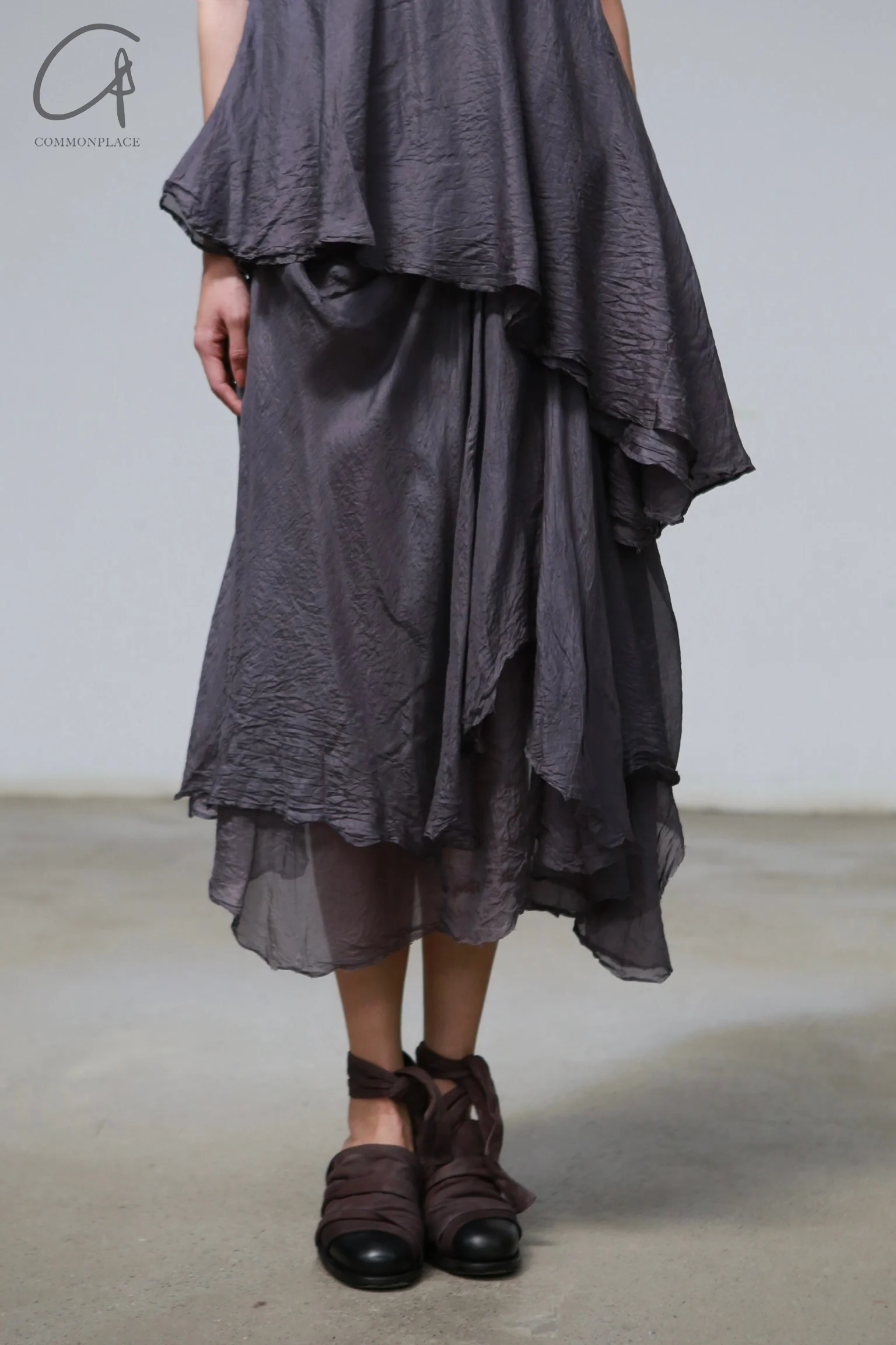 Marc Le Bihan 2500 Skirt French Handmade MLB-2500-MOKA