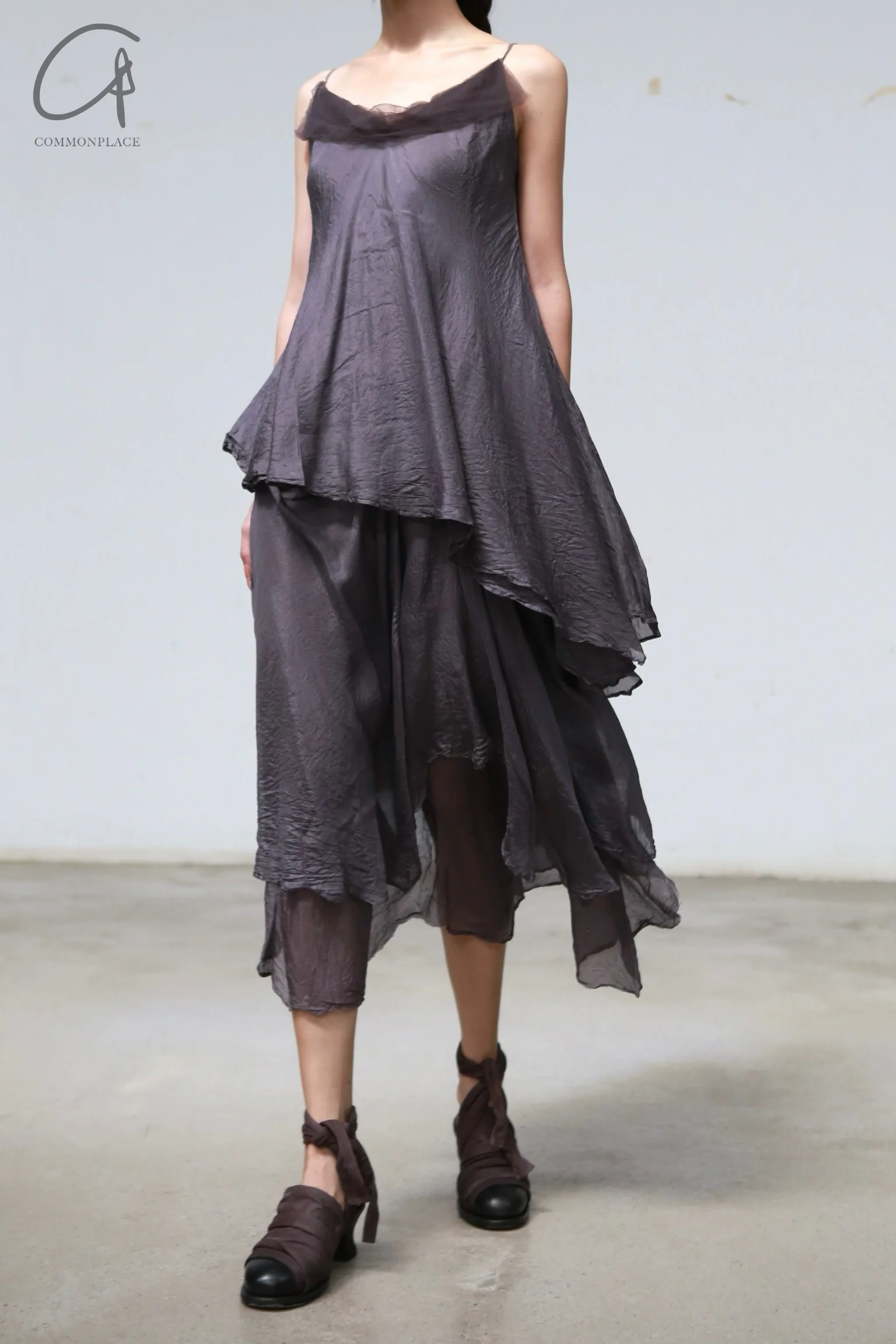 Marc Le Bihan 2500 Skirt French Handmade MLB-2500-MOKA - Image 4