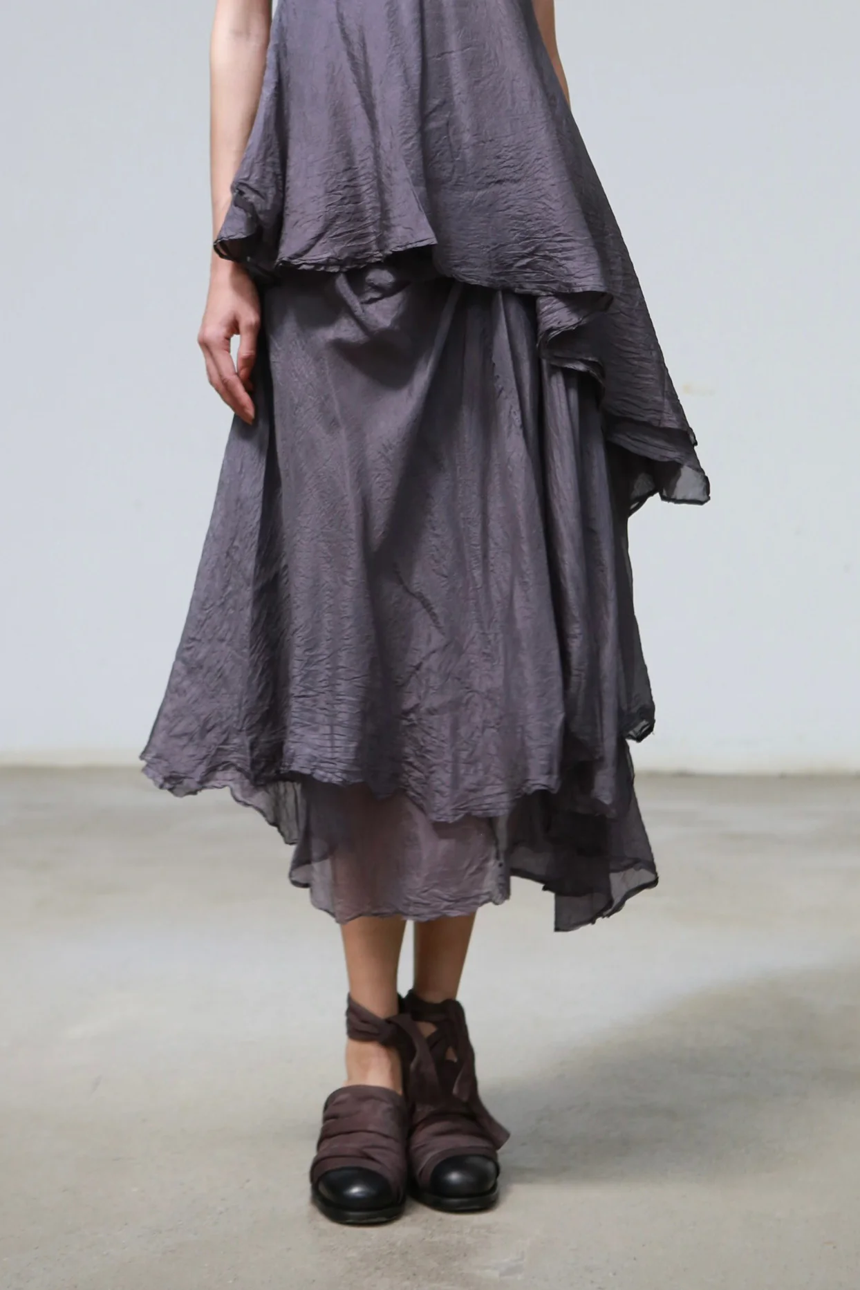 Marc Le Bihan 2500 Skirt French Handmade MLB-2500-MOKA - Image 5