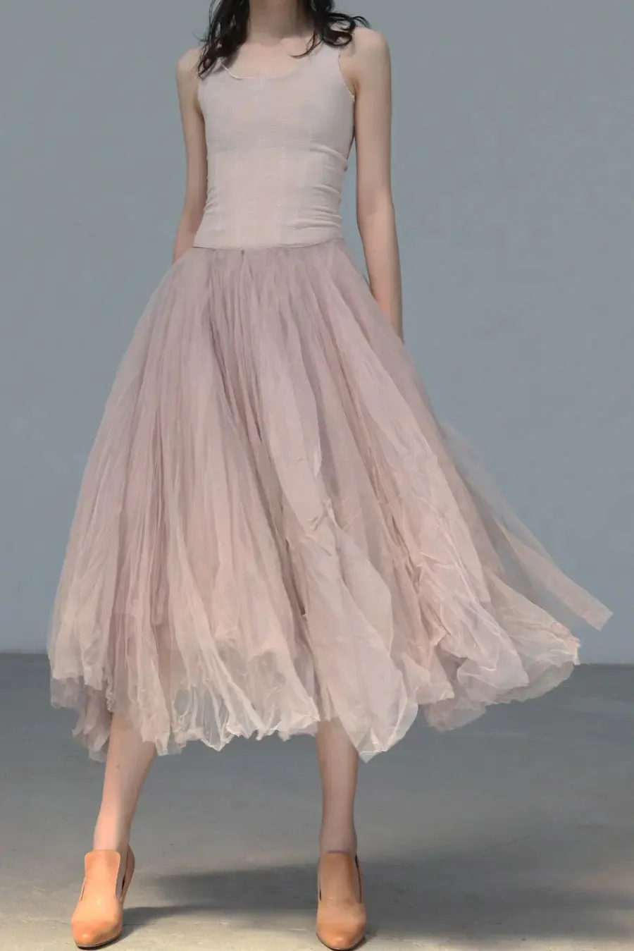 marc le bihan 25001 dead wood rose ballet skirt 3 layers of yarn - Image 2