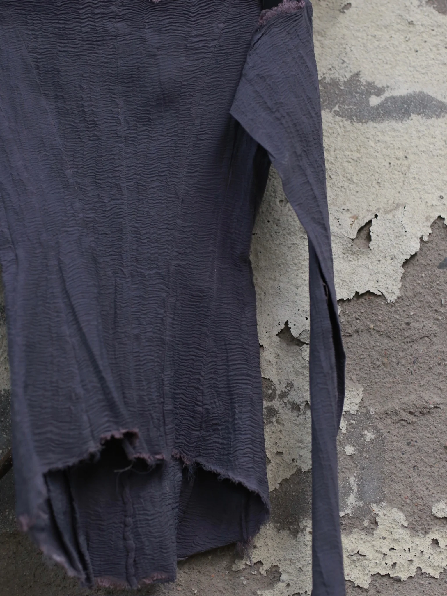 Marc Le Bihan 26916 Flat Shoulder Stretch Bottoming Tube Top T-Shirt Handmade in France MLB-26916-GRIS SOURIS - Image 3