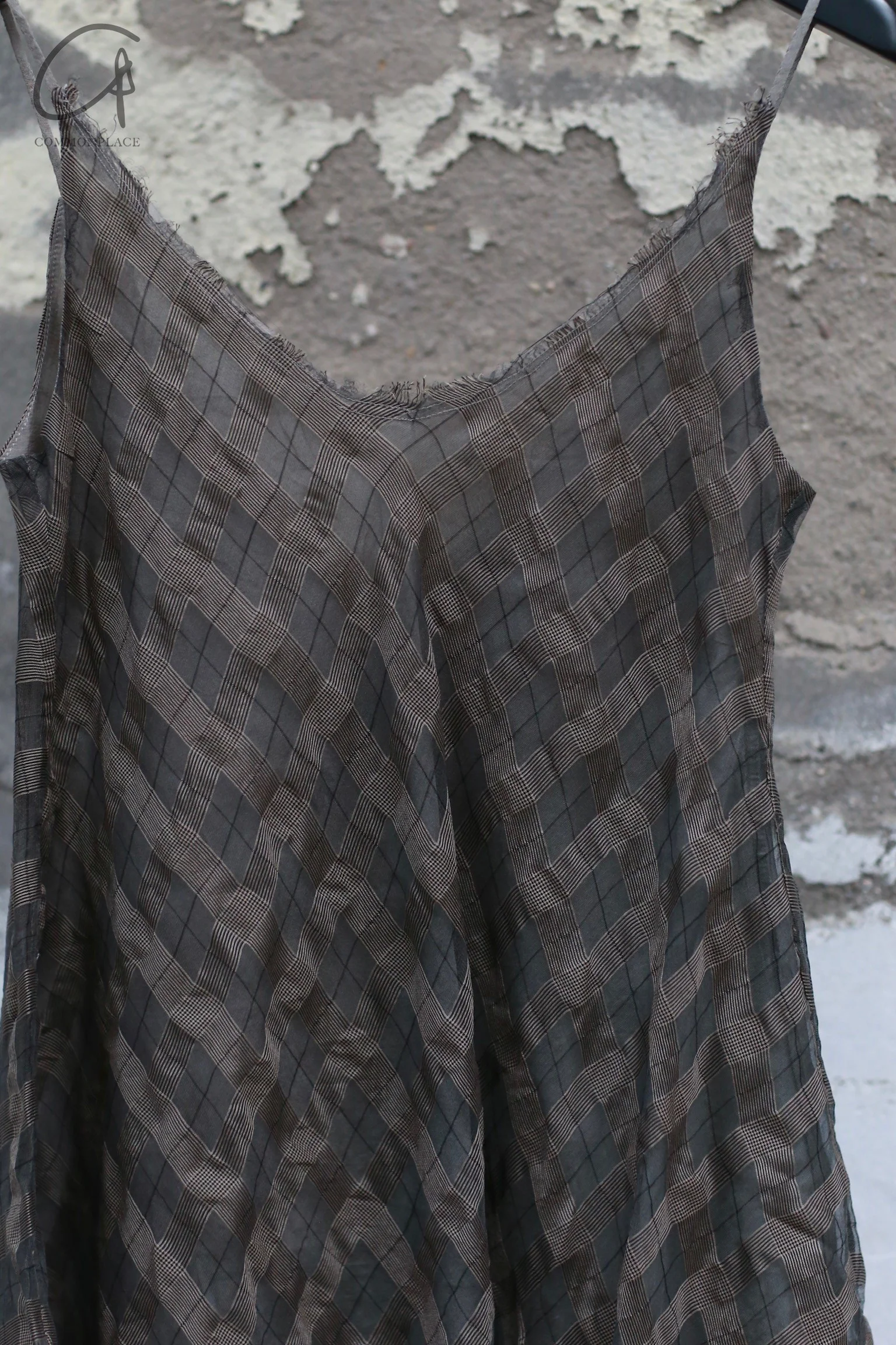 Marc le bihan 2694 Camisole Top Handmade in France MLB-2694-GRIS VERT - Image 8