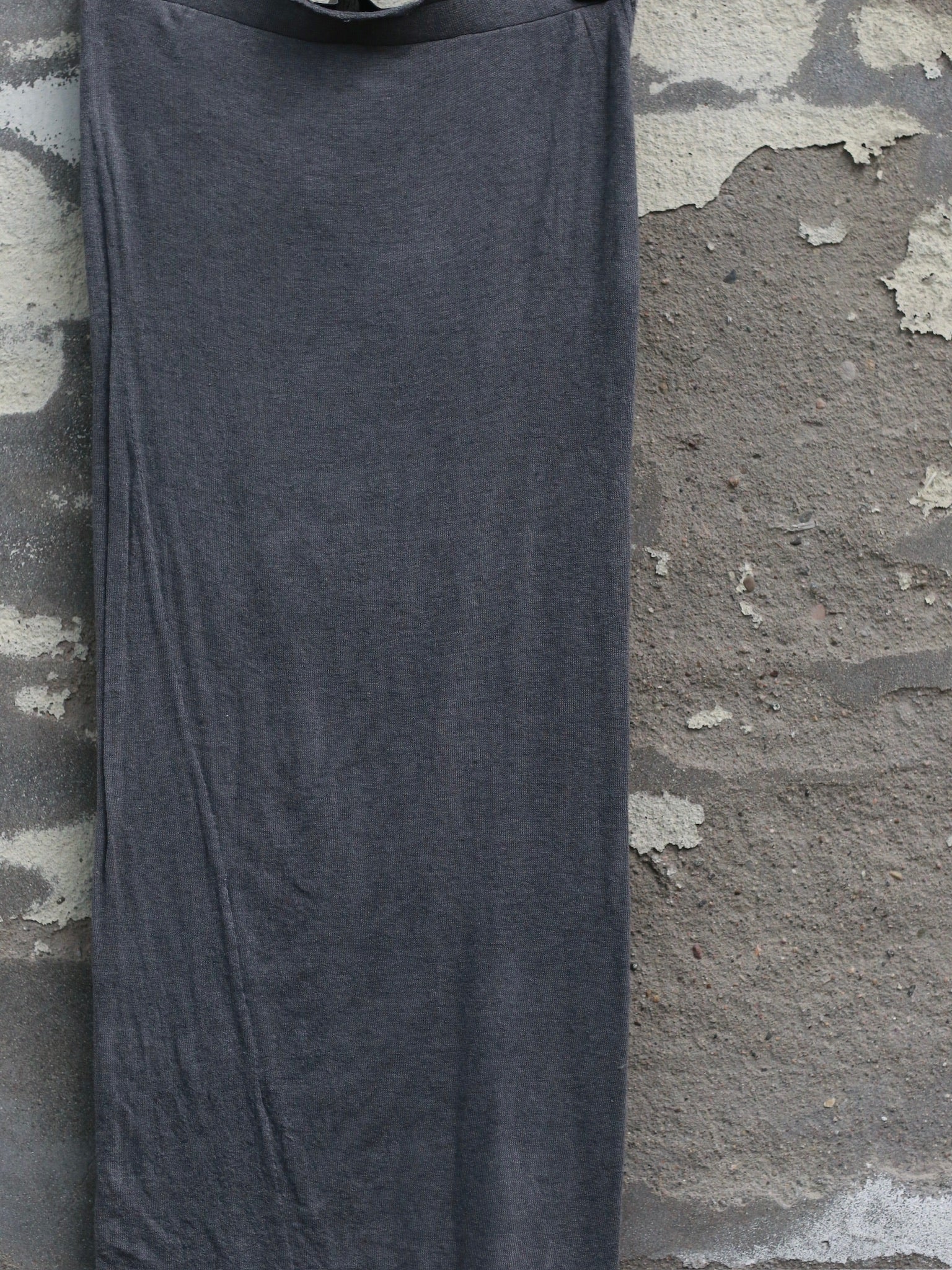 Marc Le Bihan 2802 Asymmetrical Skirt Collection, France, Handmade, MLB-2802-25AW-GRIS FONCE - Image 3