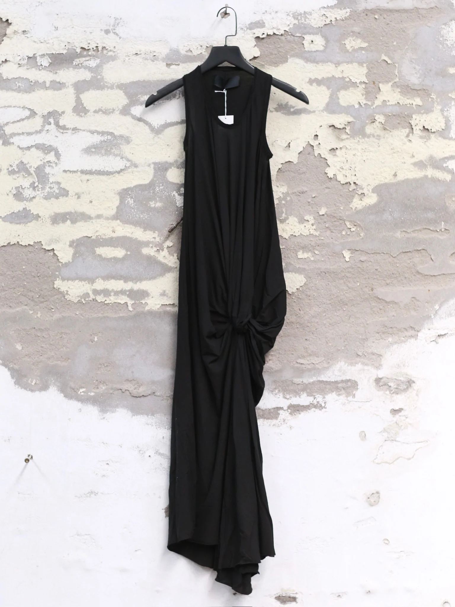 Marc Le Bihan 2891 Knotted Tank Dress MLB-2891-HEI Black - Image 6
