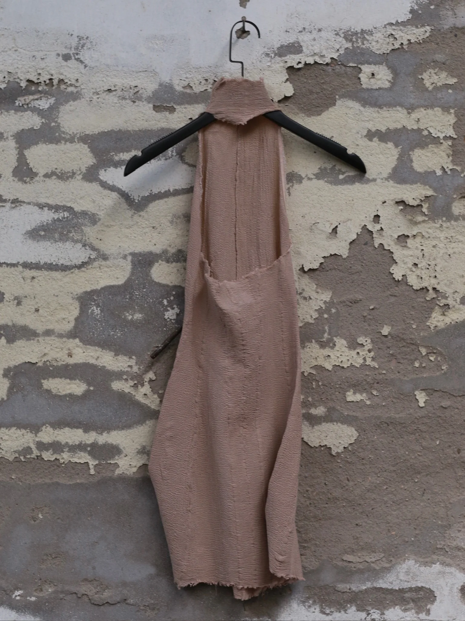 Marc Le Bihan American Straight Neck Stretch Dress 21977 MLB-21977-CREAM - Image 7