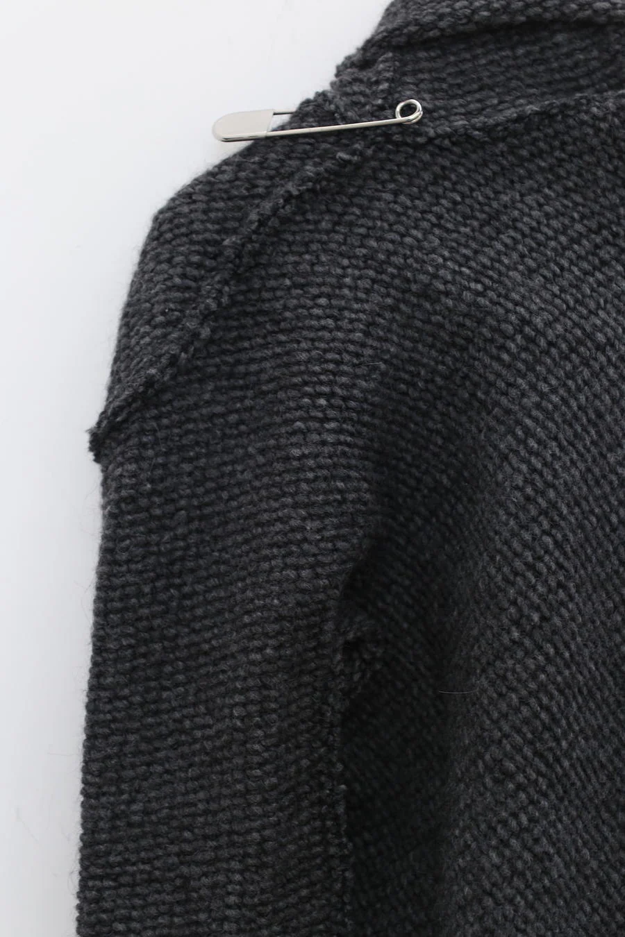 Marc Le Bihan wool pullover sweater 1731 France MLB-1731-HUI GREY - Image 7