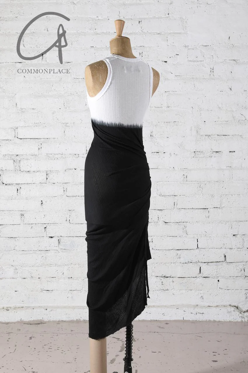 marc le bihan black and white dyed sundress 2862 E23 black/white - Image 10