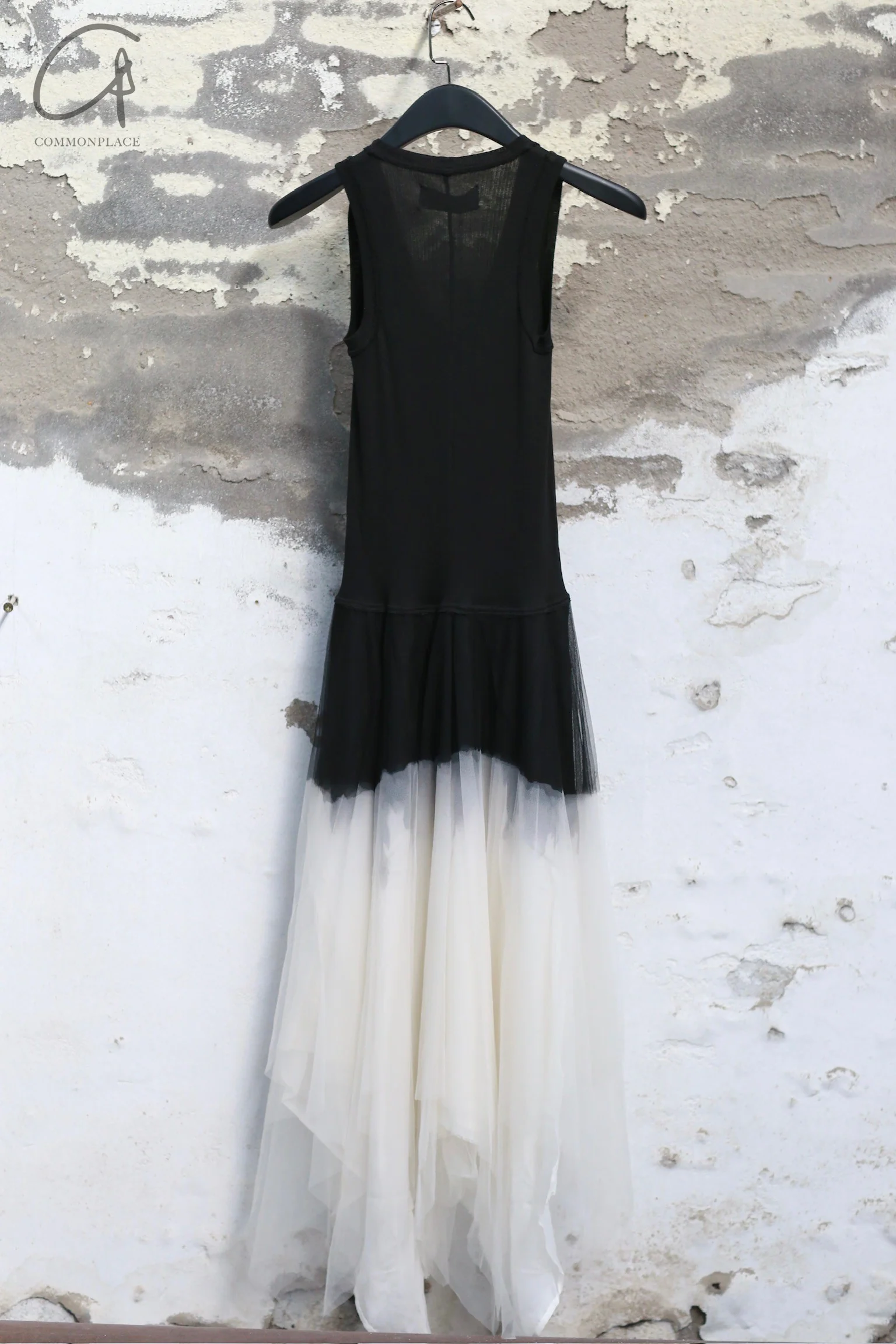Marc Le Bihan black and white patchwork dress 2832 MLB-2832-HEIBAI black and white - Image 7