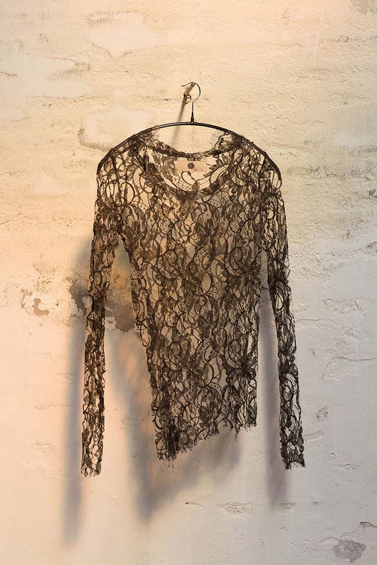 marc le bihan black lace top 28407 - Image 18