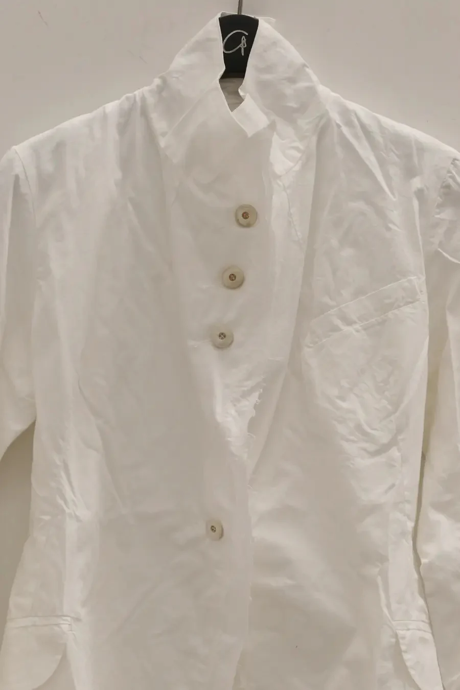 marc le bihan cotton jacket 2215-E21 WHITE - Image 12