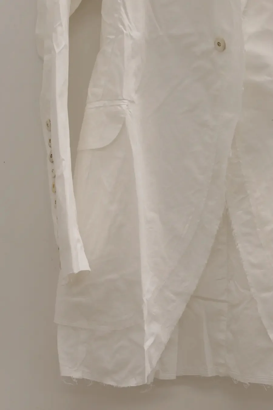 marc le bihan cotton jacket 2215-E21 WHITE - Image 13