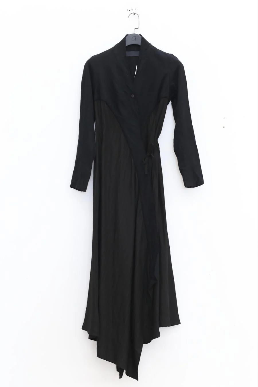 Marc le bihan double fabric dress 2185 black - Image 5