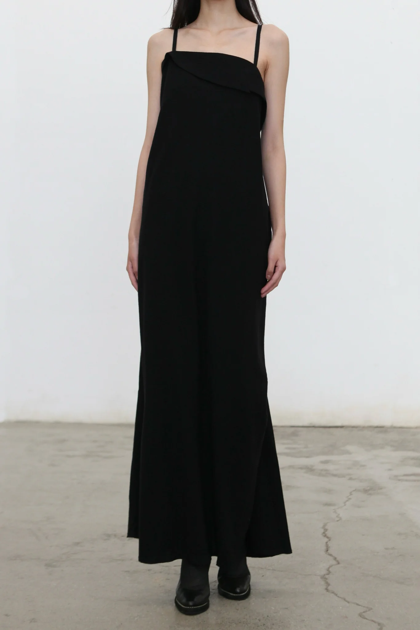 Marc Le Bihan Fall/Winter 2025 Cross-Stripe Dress 2143 (France) MLB-2143-NOIR - Image 3