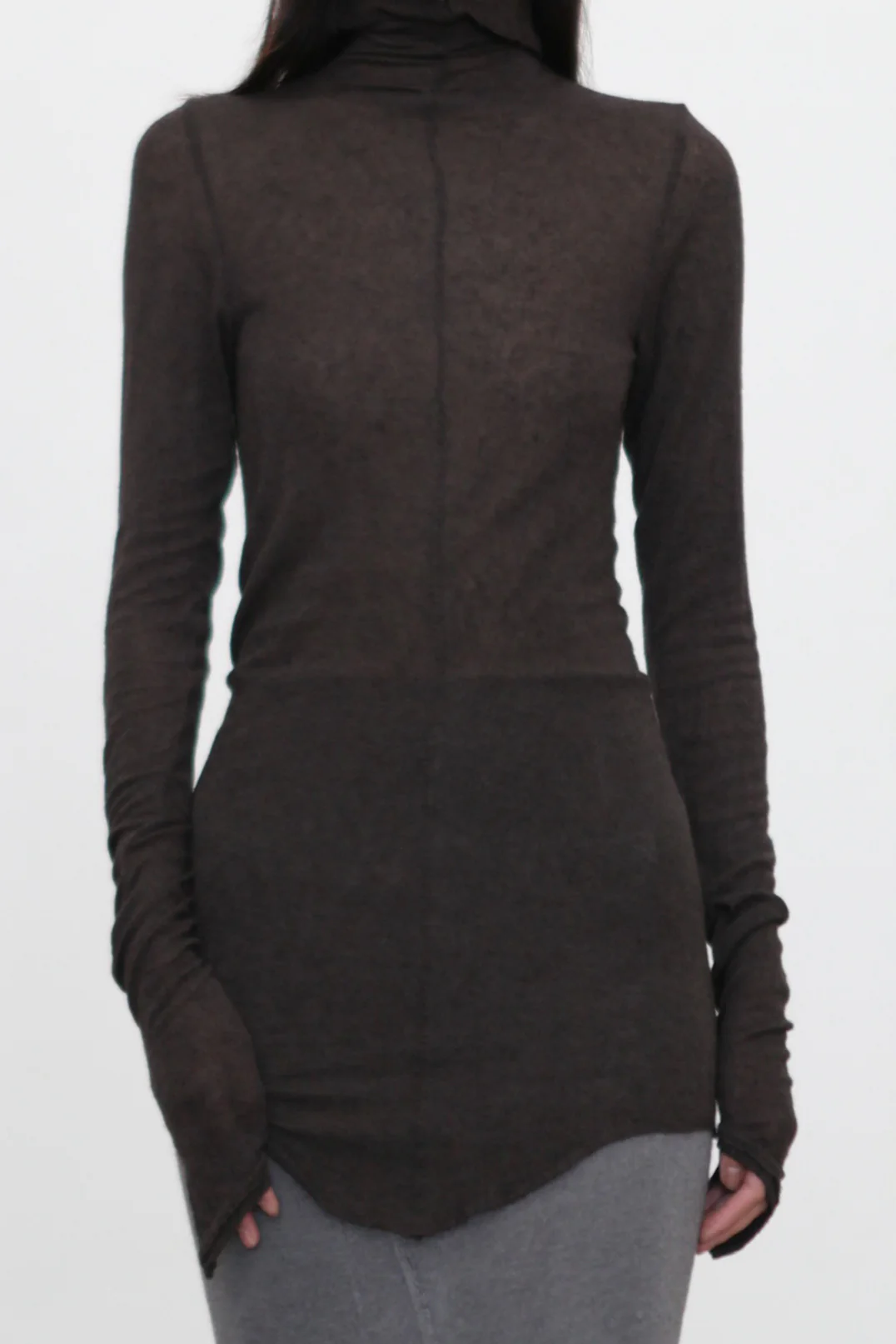 Marc Le Bihan Fall/Winter 2025 High-Neck Center T-Shirt 2855 (France) MLB-2855-MORO