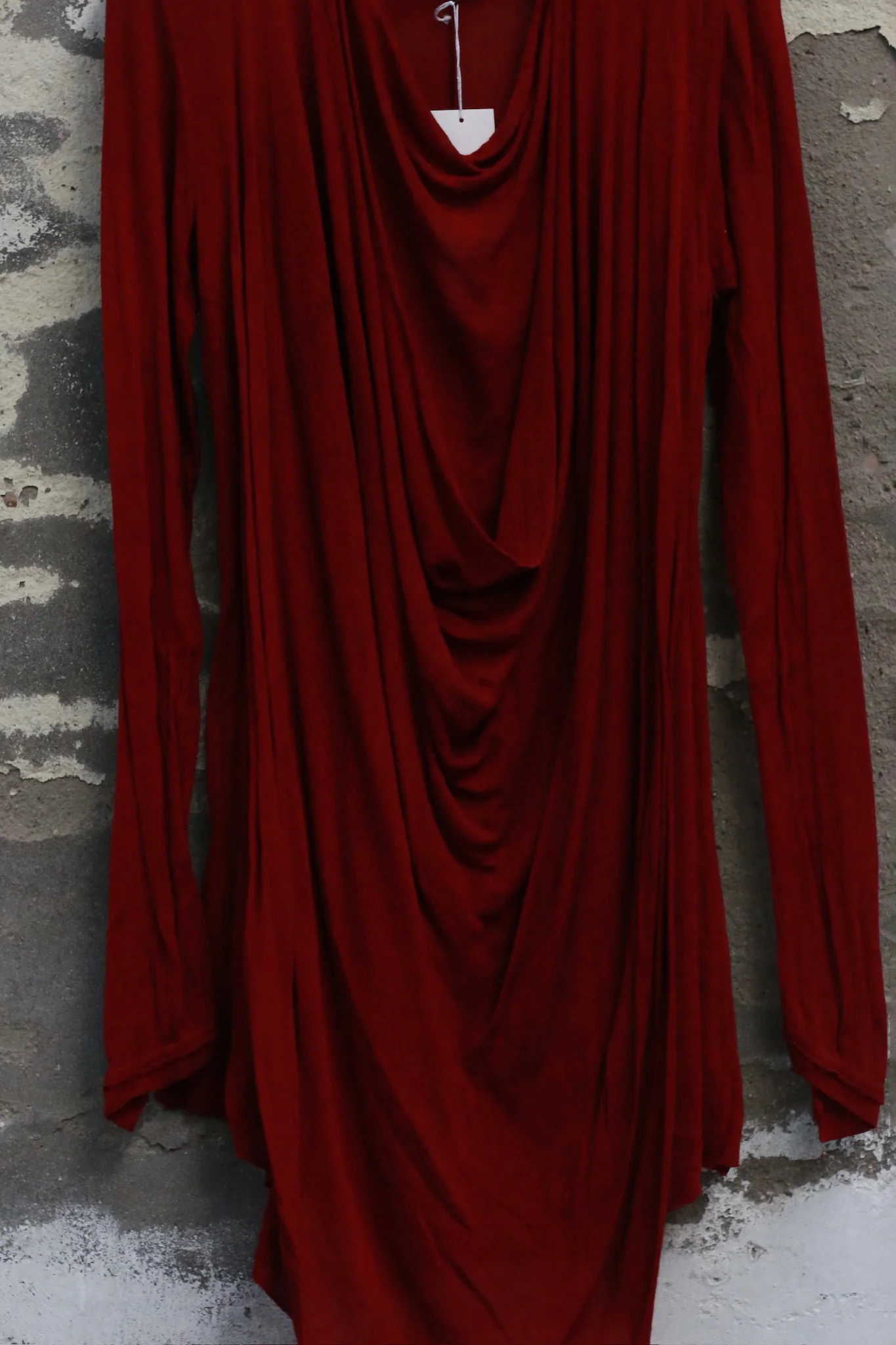 Marc Le Bihan Fall/Winter 2025 Long-Sleeved Top with Front Pleats 2825 (France) MLB-2825-GUN - Image 2