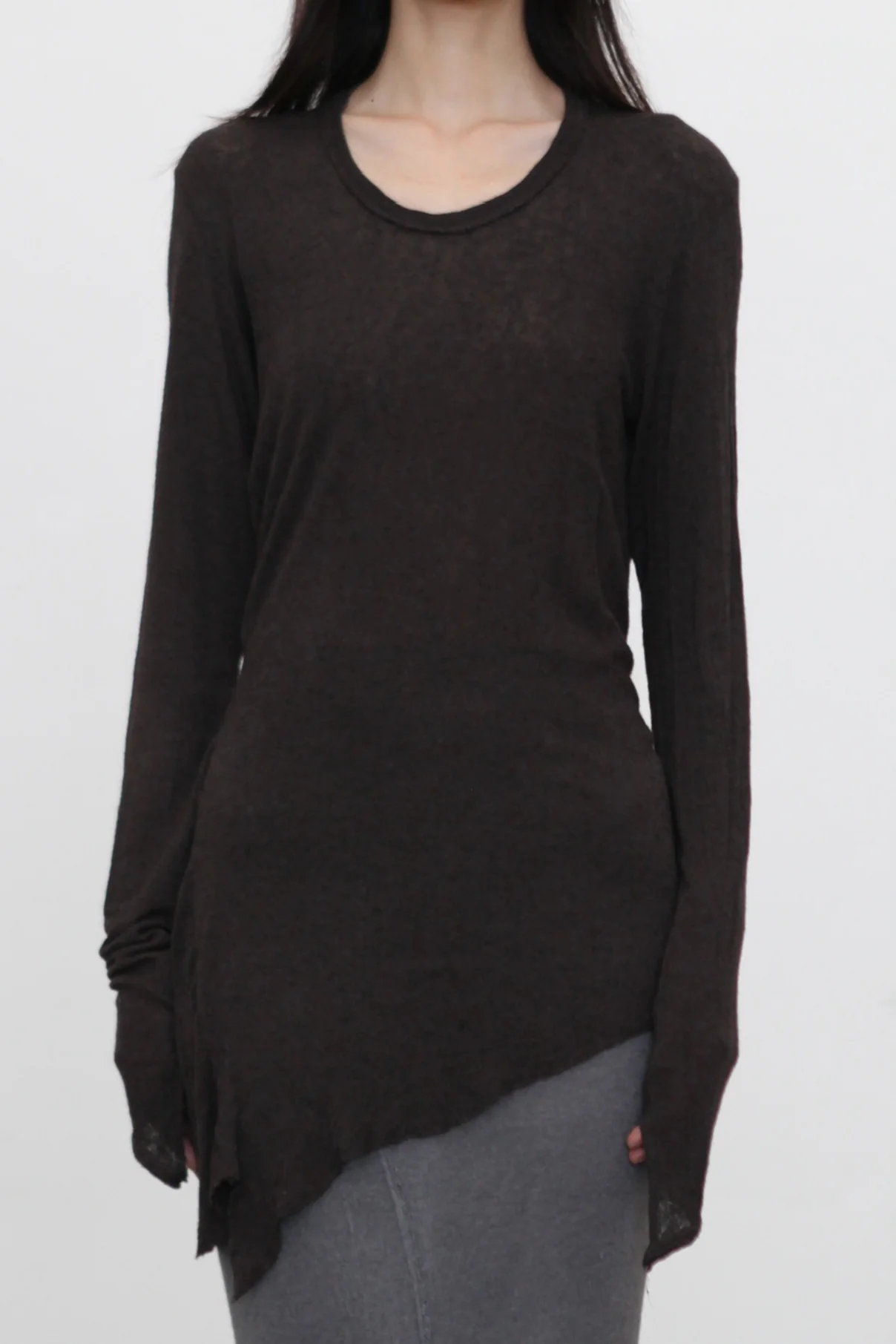 Marc Le Bihan Fall/Winter 2025 Rotary Stitching T-Shirt 2872 (France) MLB-2872-MORO