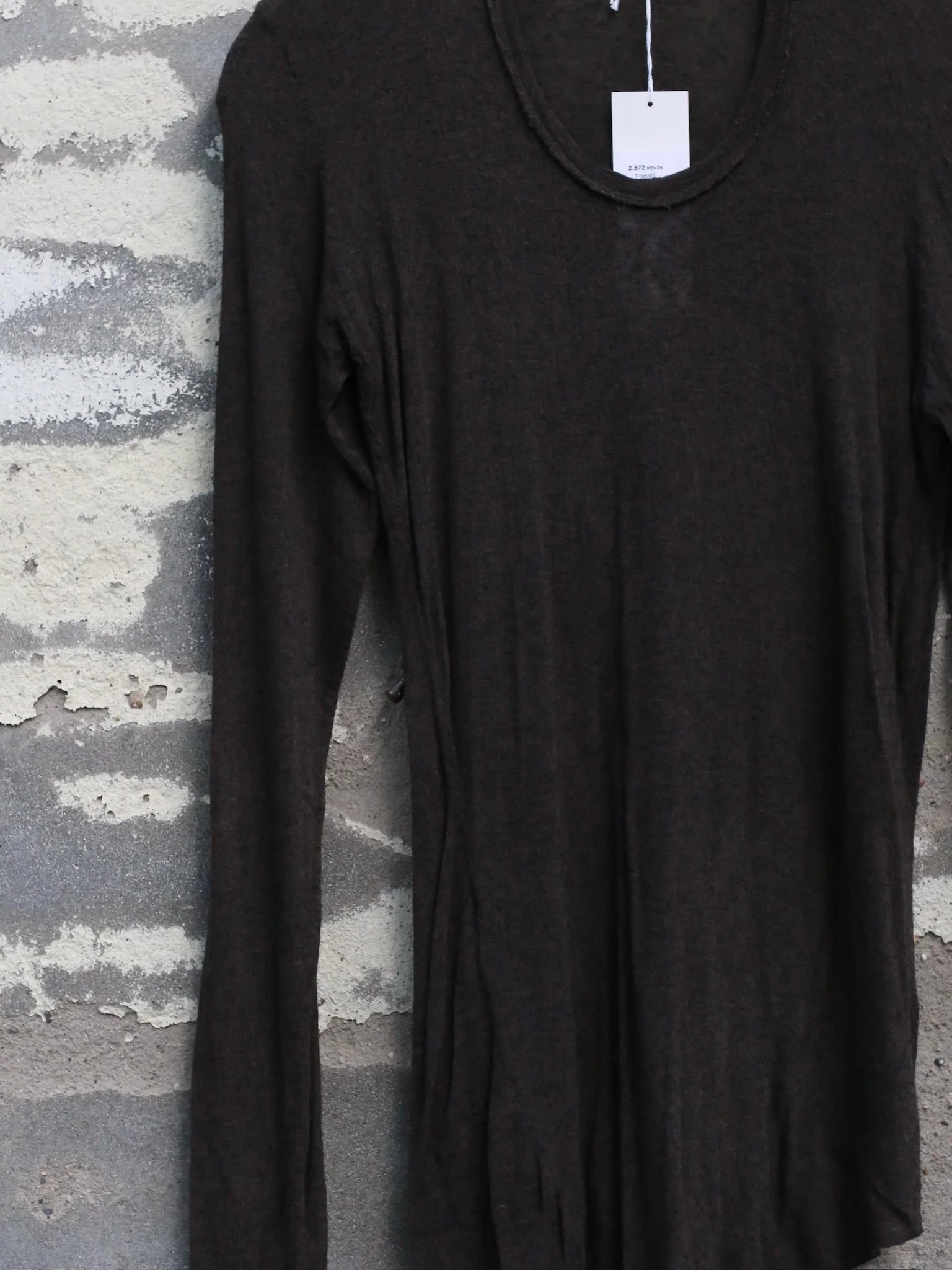 Marc Le Bihan Fall/Winter 2025 Rotary Stitching T-Shirt 2872 (France) MLB-2872-MORO - Image 5