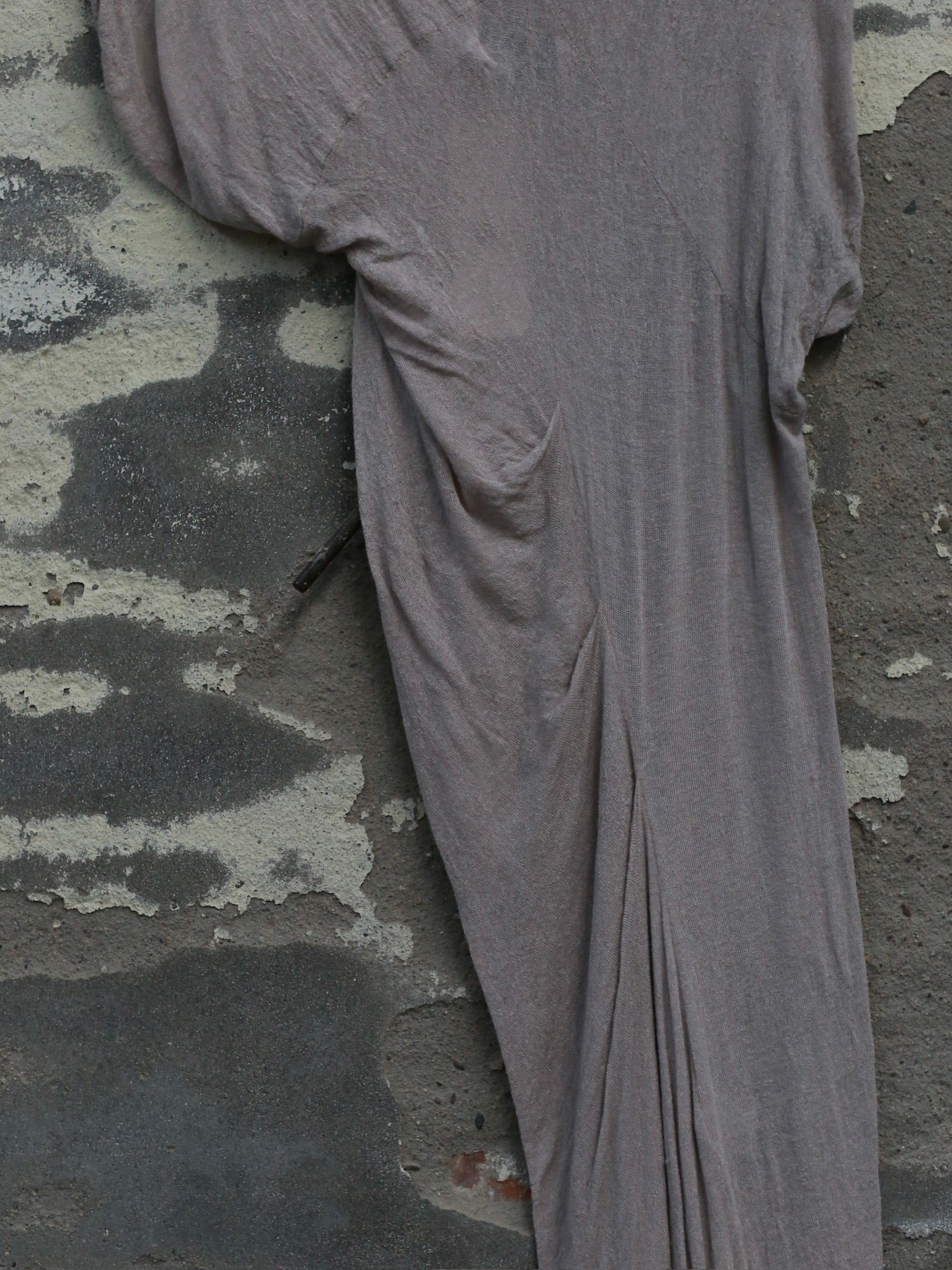 Marc Le Bihan Fall/Winter 2025 Short Off-Shoulder Dress MLB-2866-BEIGE - Image 3