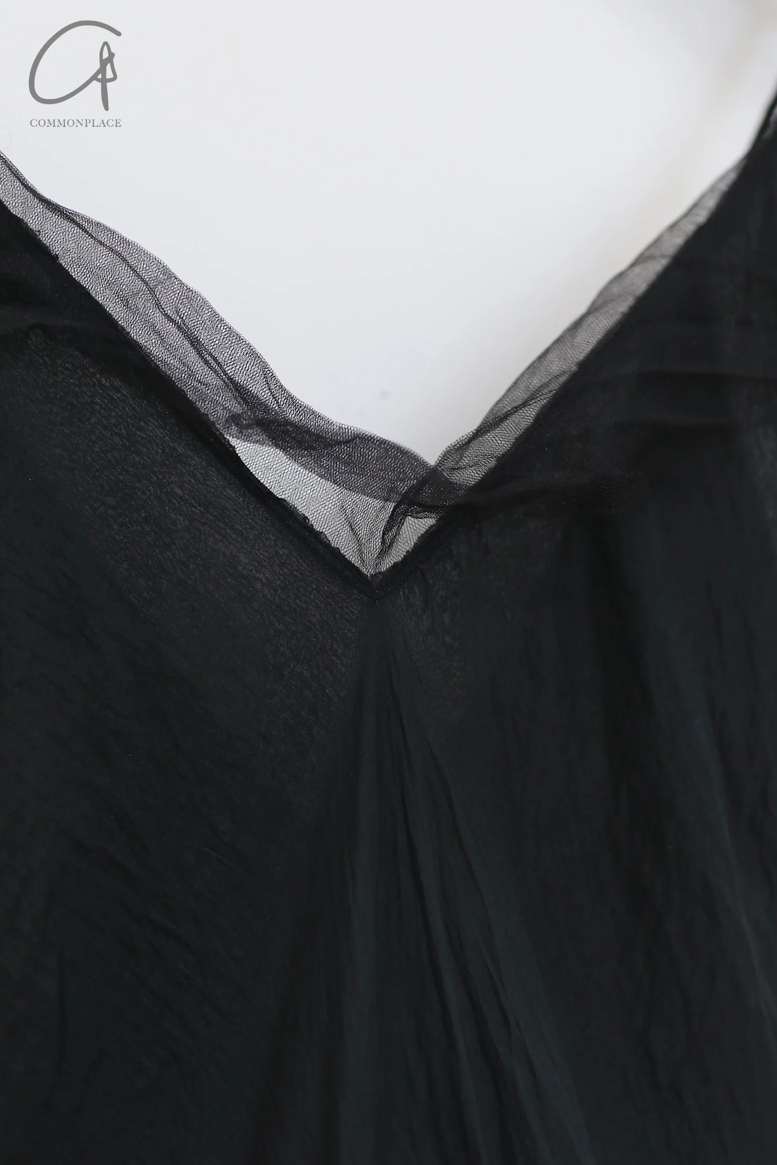 Marc Le Bihan Knitted Frill Tulle Dress Collection Two-layer Tulle French Handmade MLB-2104-HEI Black 2104 - Image 4