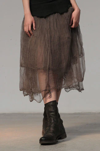 marc le bihan (lace skirt) 25930 GREY - Image 7