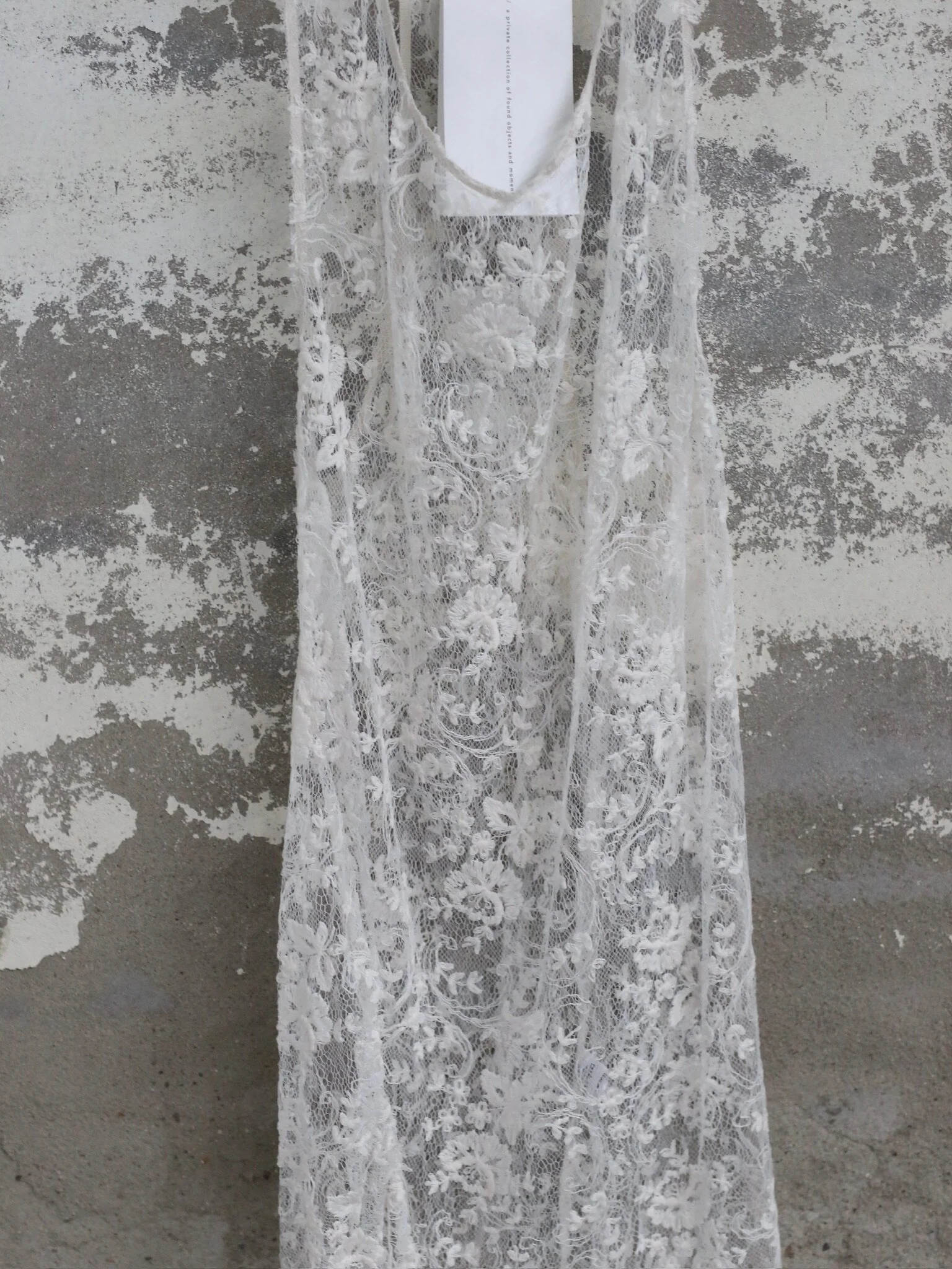 Marc Le Bihan Lace Vest Dress 2812 (France) MLB-2812-WHITE - Image 6