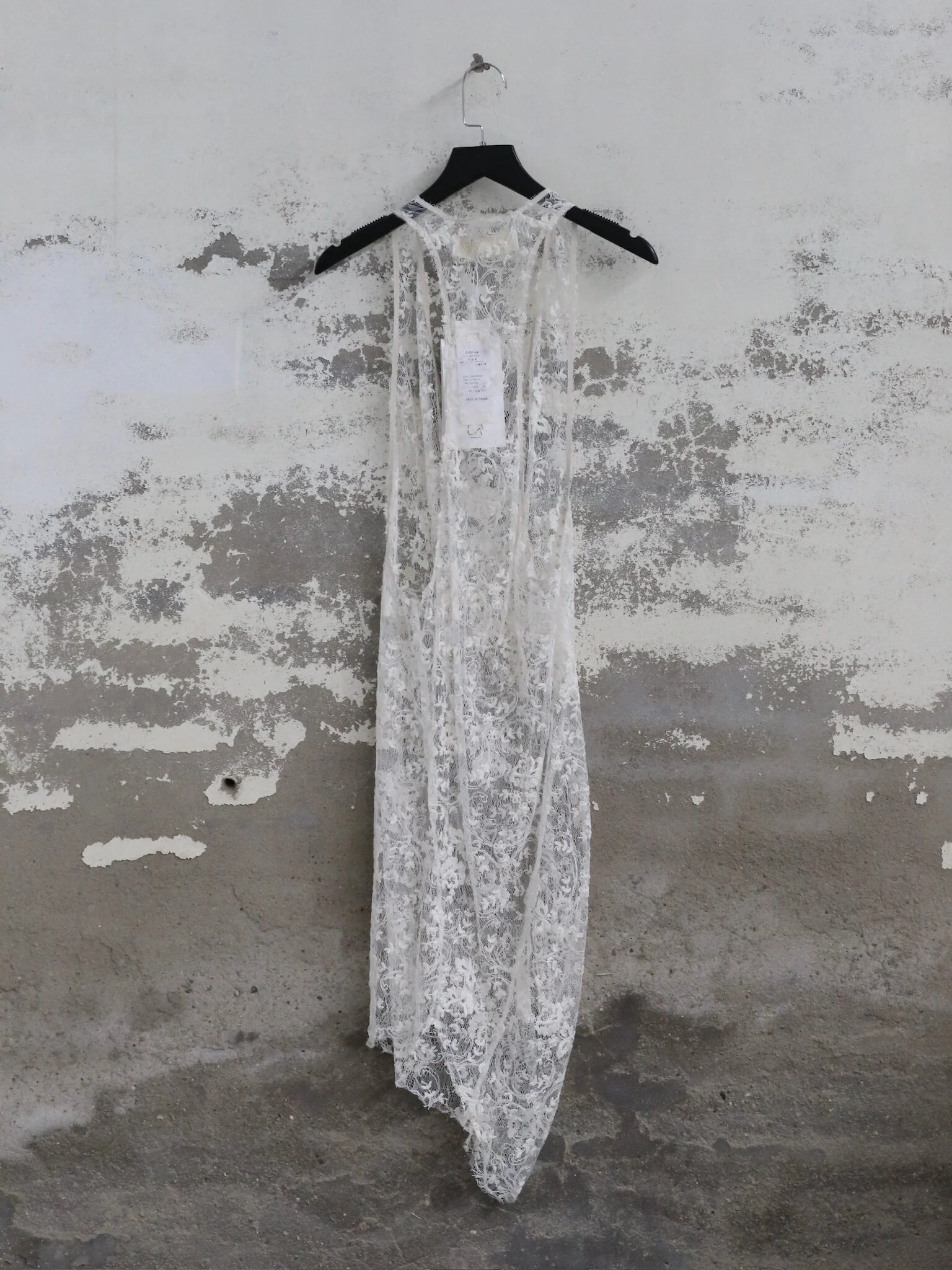 Marc Le Bihan Lace Vest Dress 2812 (France) MLB-2812-WHITE - Image 7