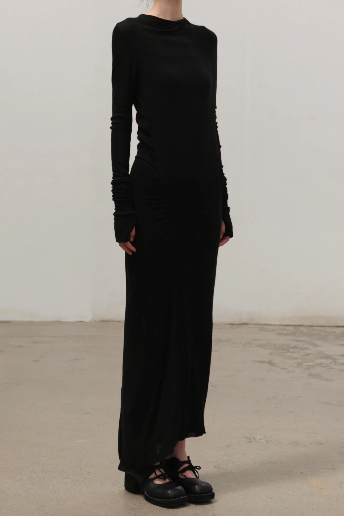 Marc Le Bihan Lightweight 4-SEAM Long Dress 2875 MLB-2875-H24-NOIR - Image 2