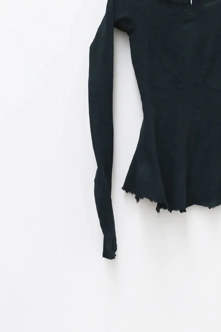 Marc Le Bihan Silk Shrink Classic Long Sleeve Base Top 26900 Series French Handmade MLB-26900-GREY - Image 5