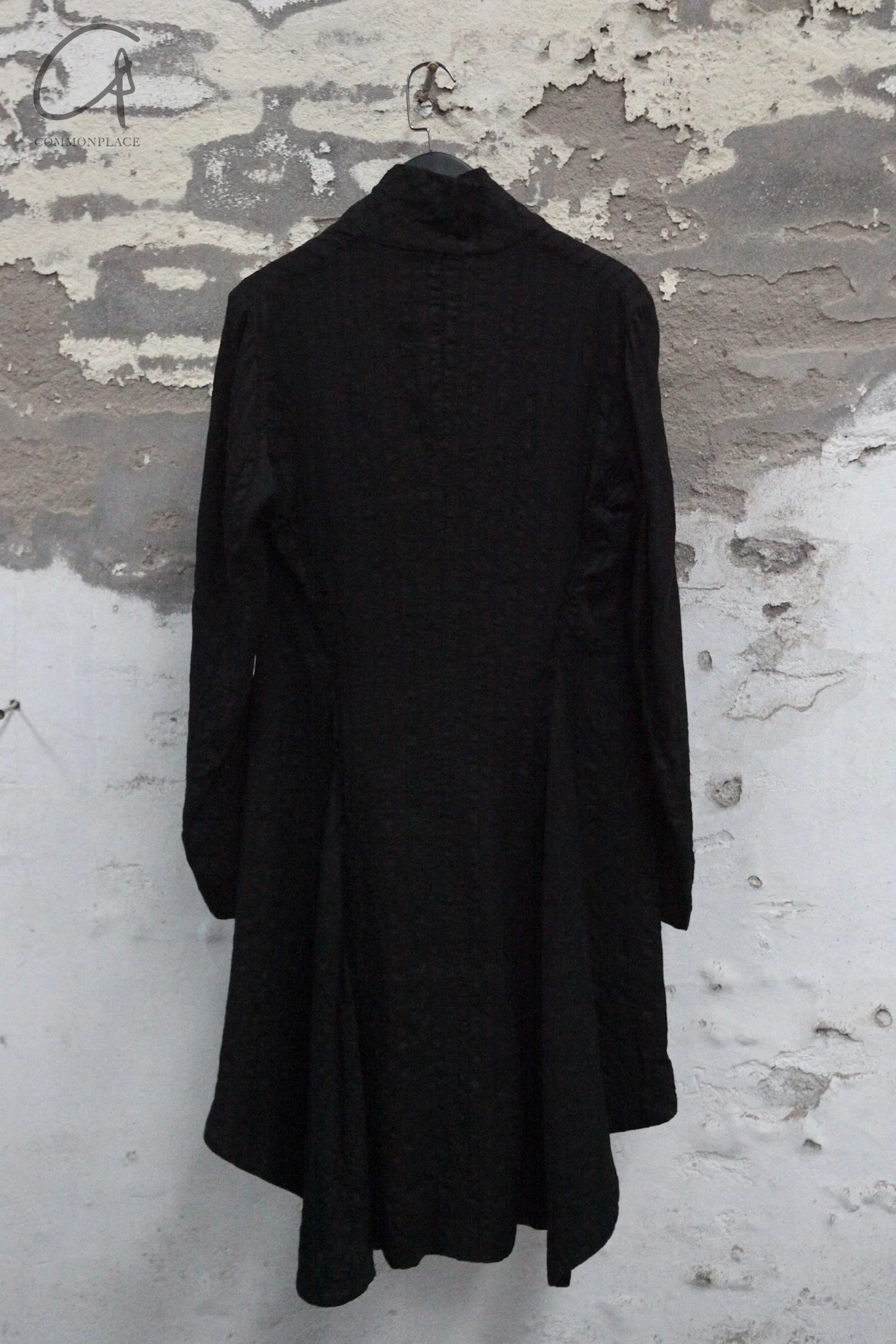 Marc Le Bihan midi button-down jacket MLB-1220-PE24-BLACK - Image 4